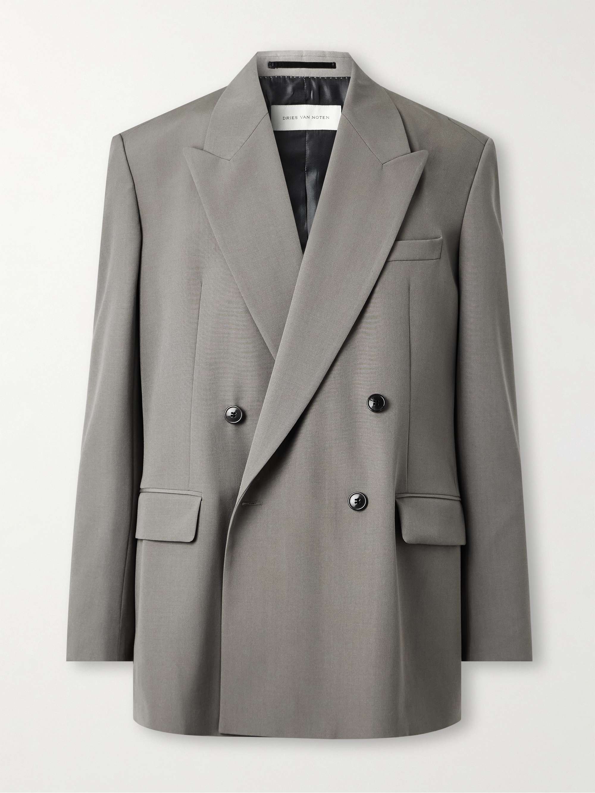 Oversized Double-Breasted Wool Blazer hero visual