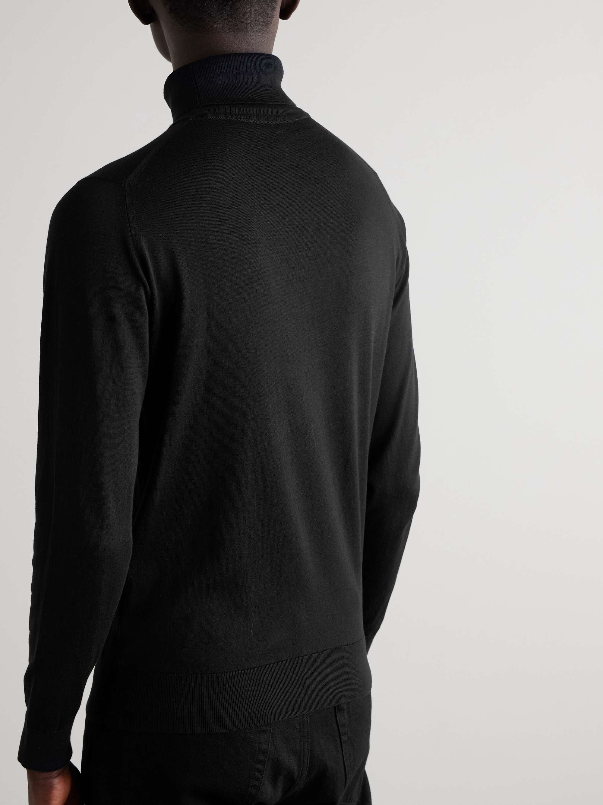 Hawley Slim-Fit Sea Island Cotton Rollneck Sweater view