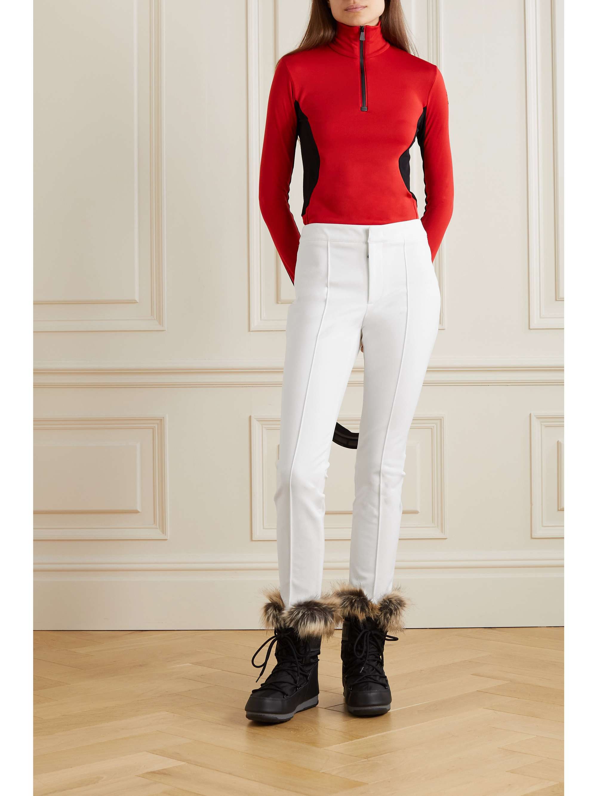 Tech-twill stirrup ski pants view