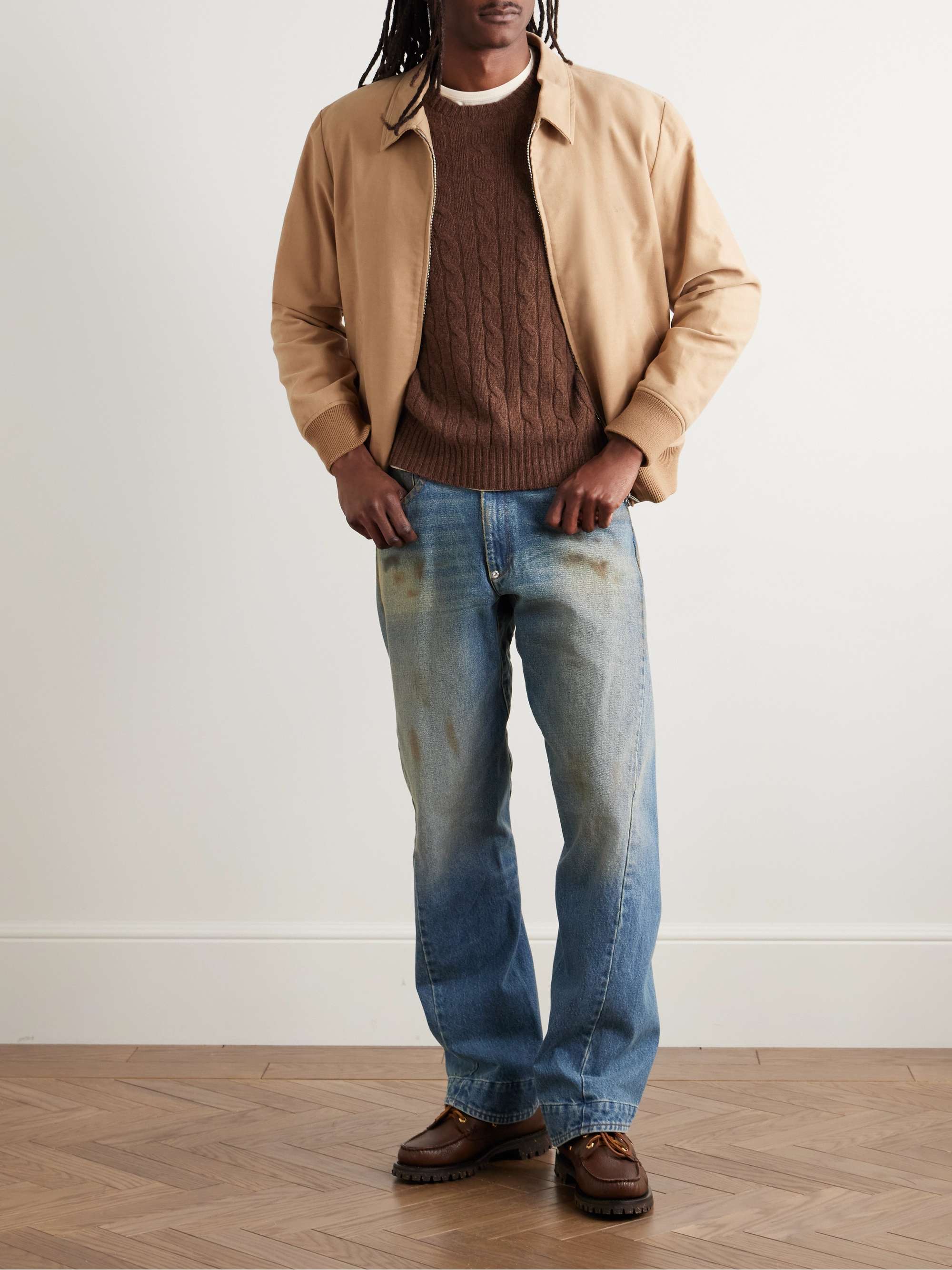 Cable-Knit Cashmere Sweater view