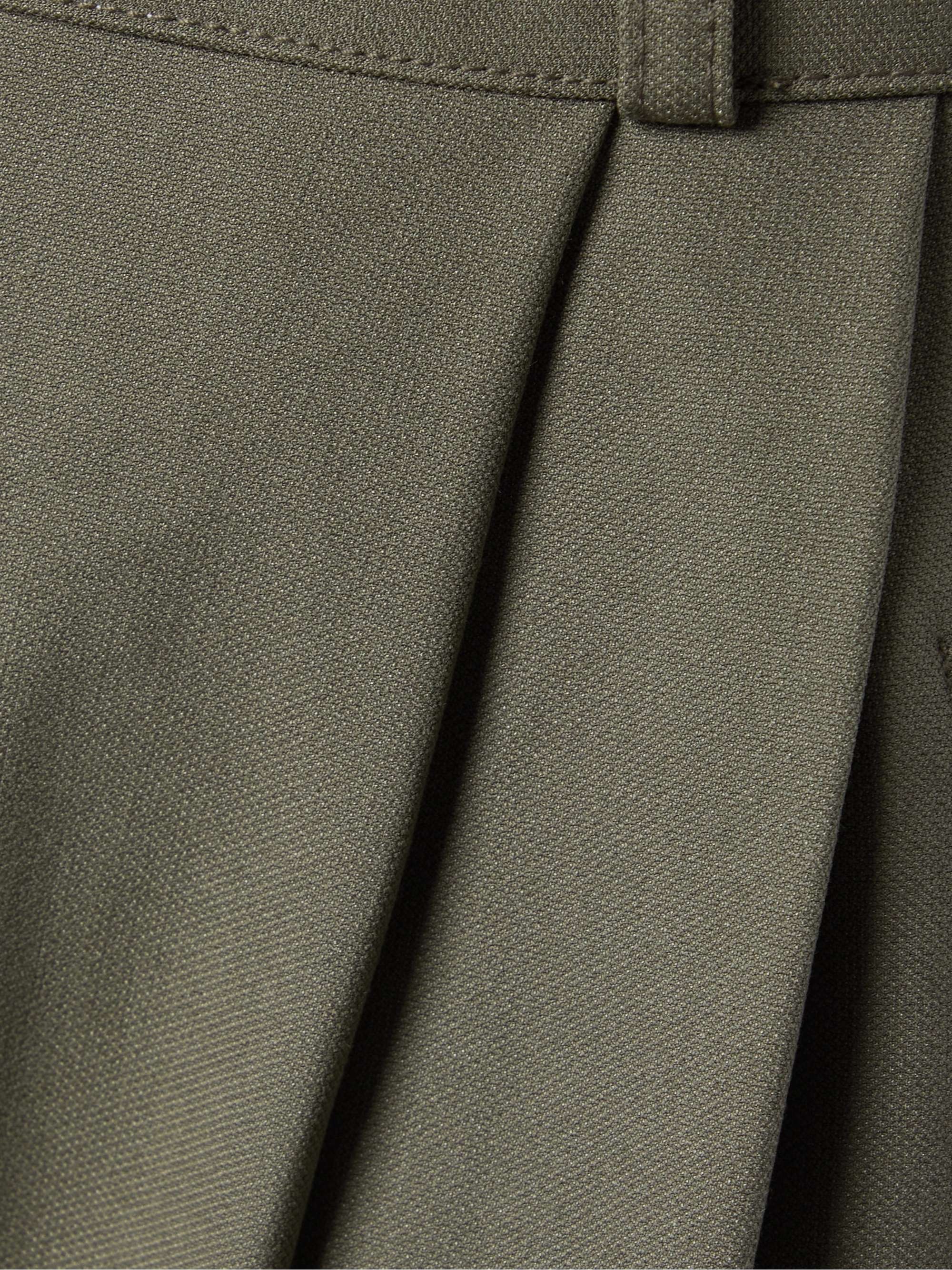 Maesa pleated woven wide-leg cargo pants view