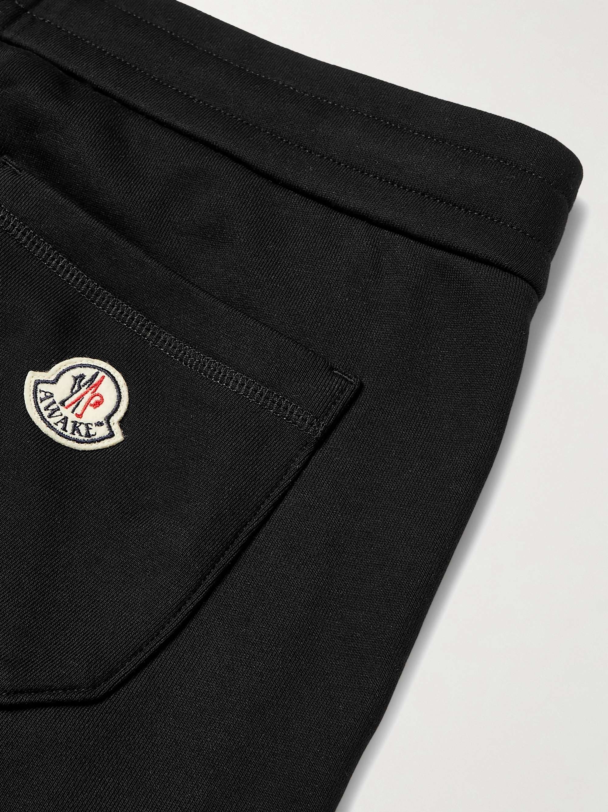 + Awake NY 2 Moncler 1952 Tapered Logo-Print Cotton-Jersey Sweatpants view