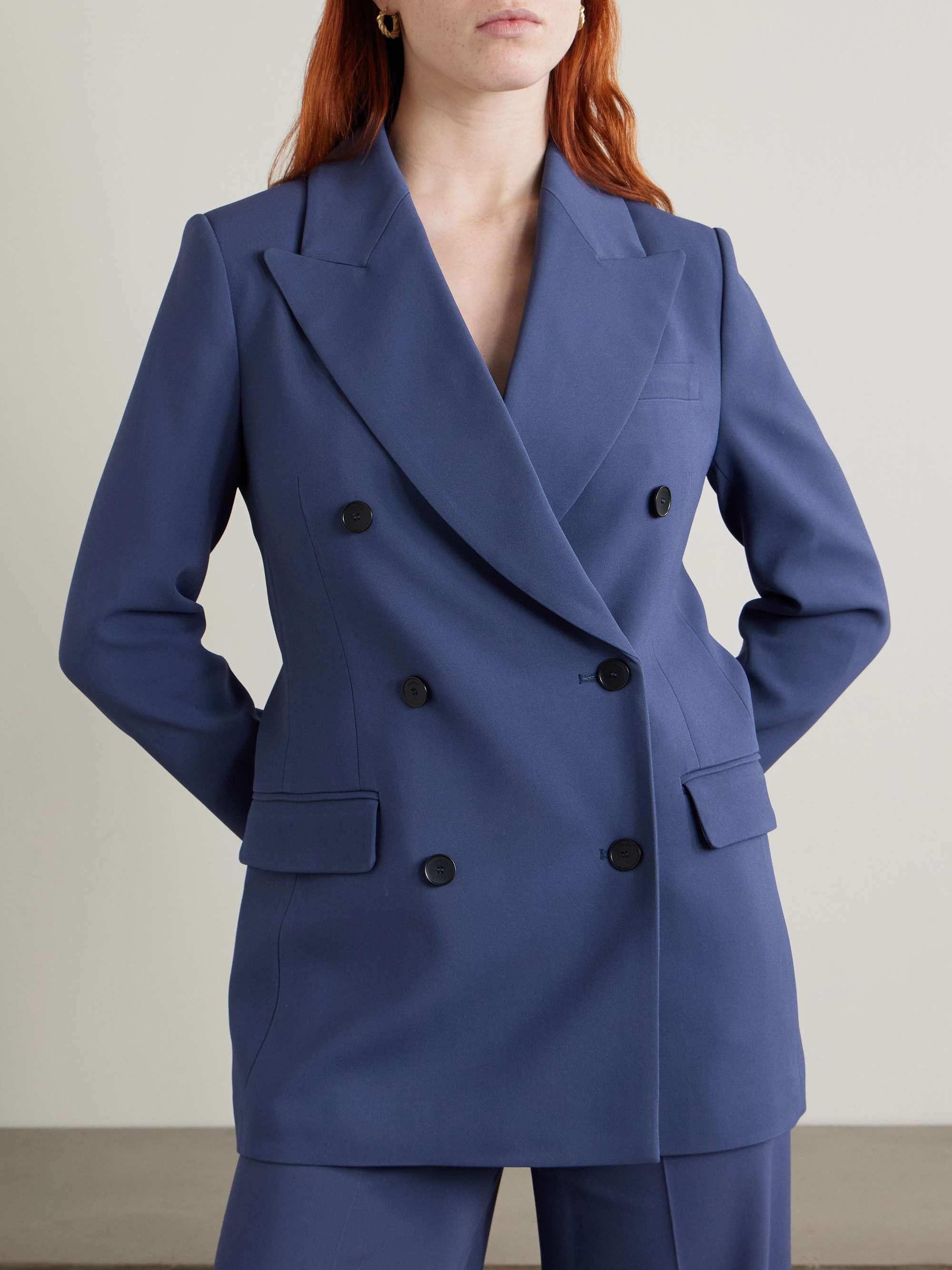 Valery double-breasted cady blazer view