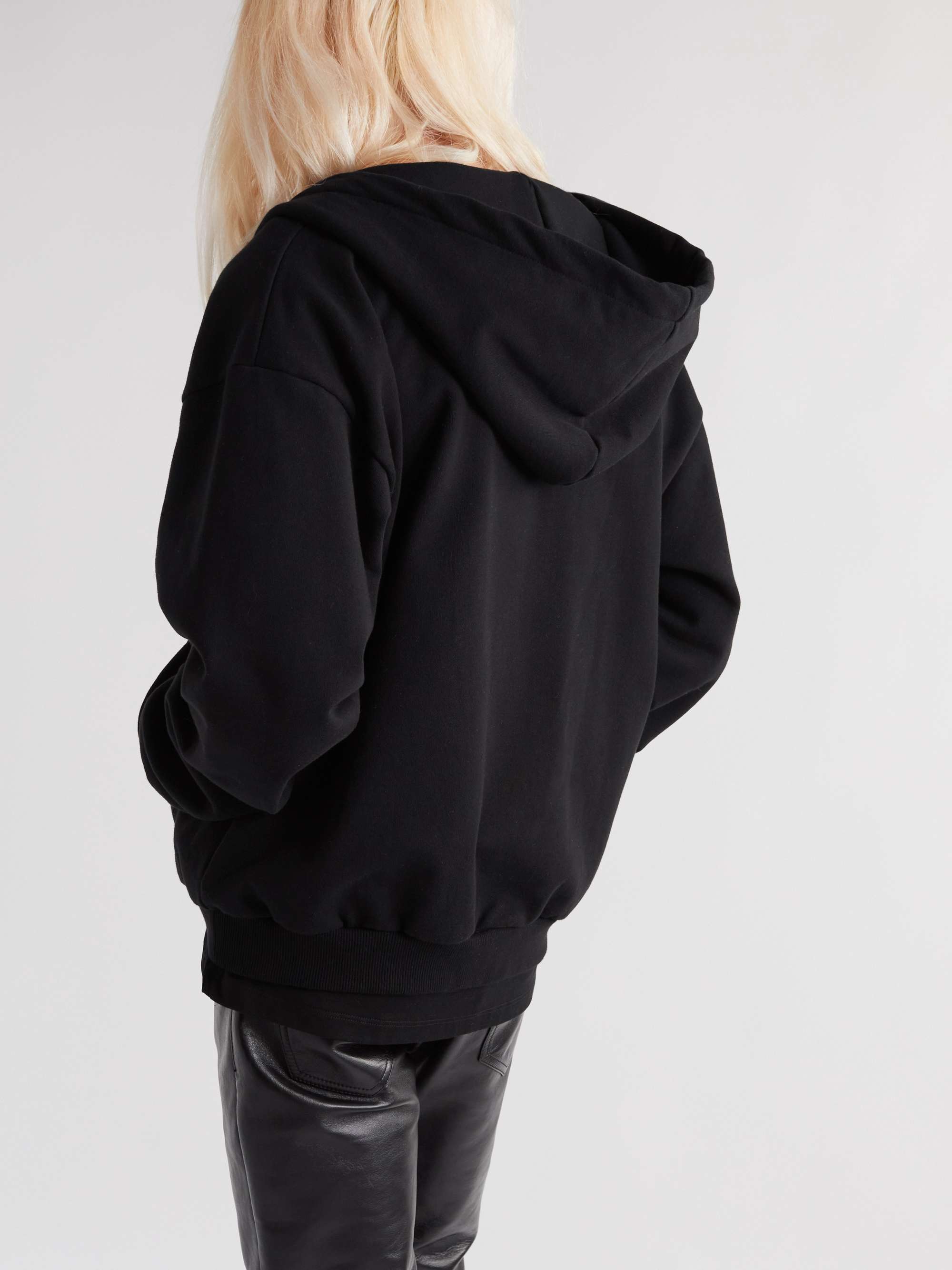 Logo-Print Cotton-Blend Jersey Hoodie view