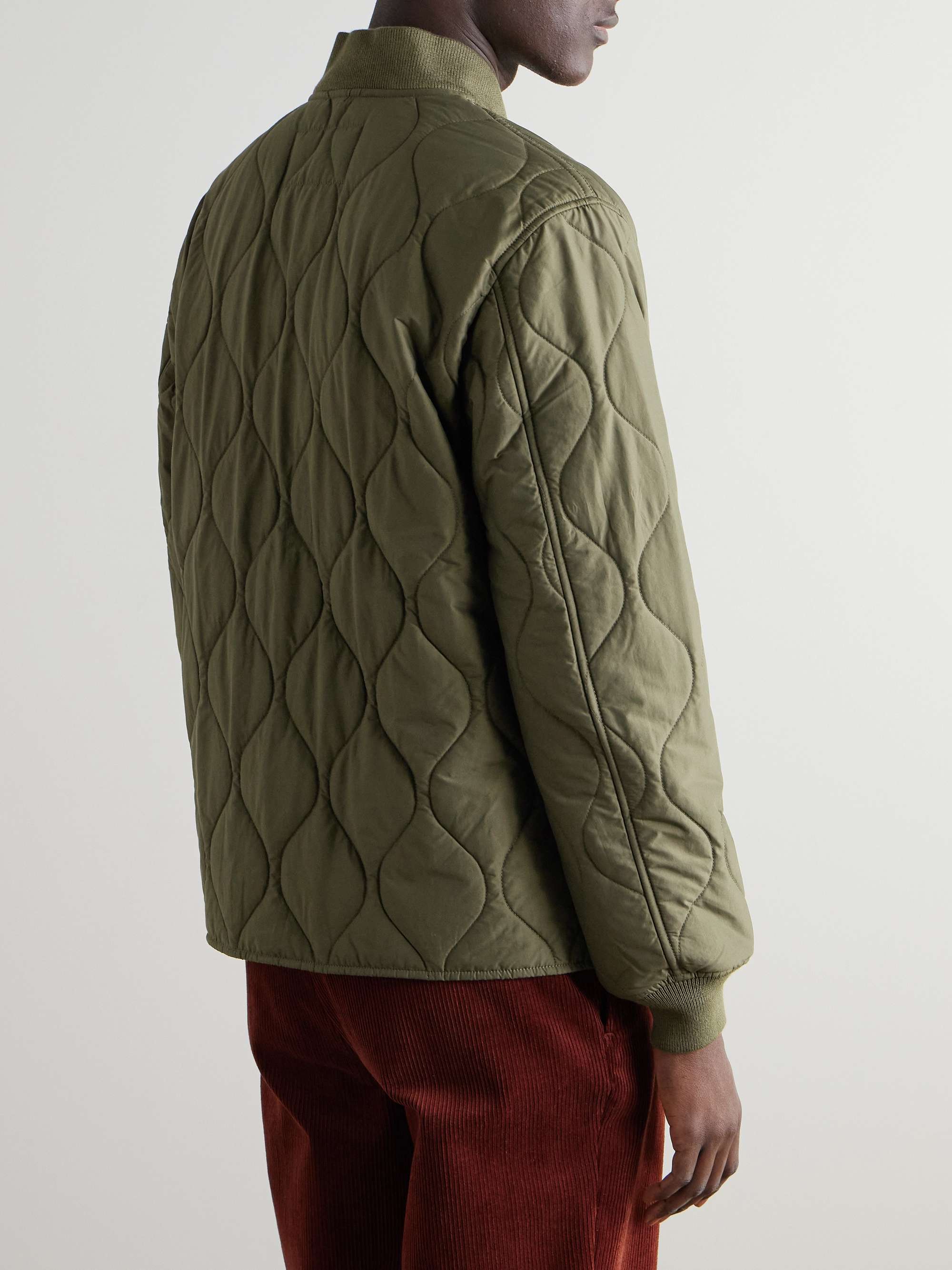 Reversible Quilted Shell Bomber Jacket view