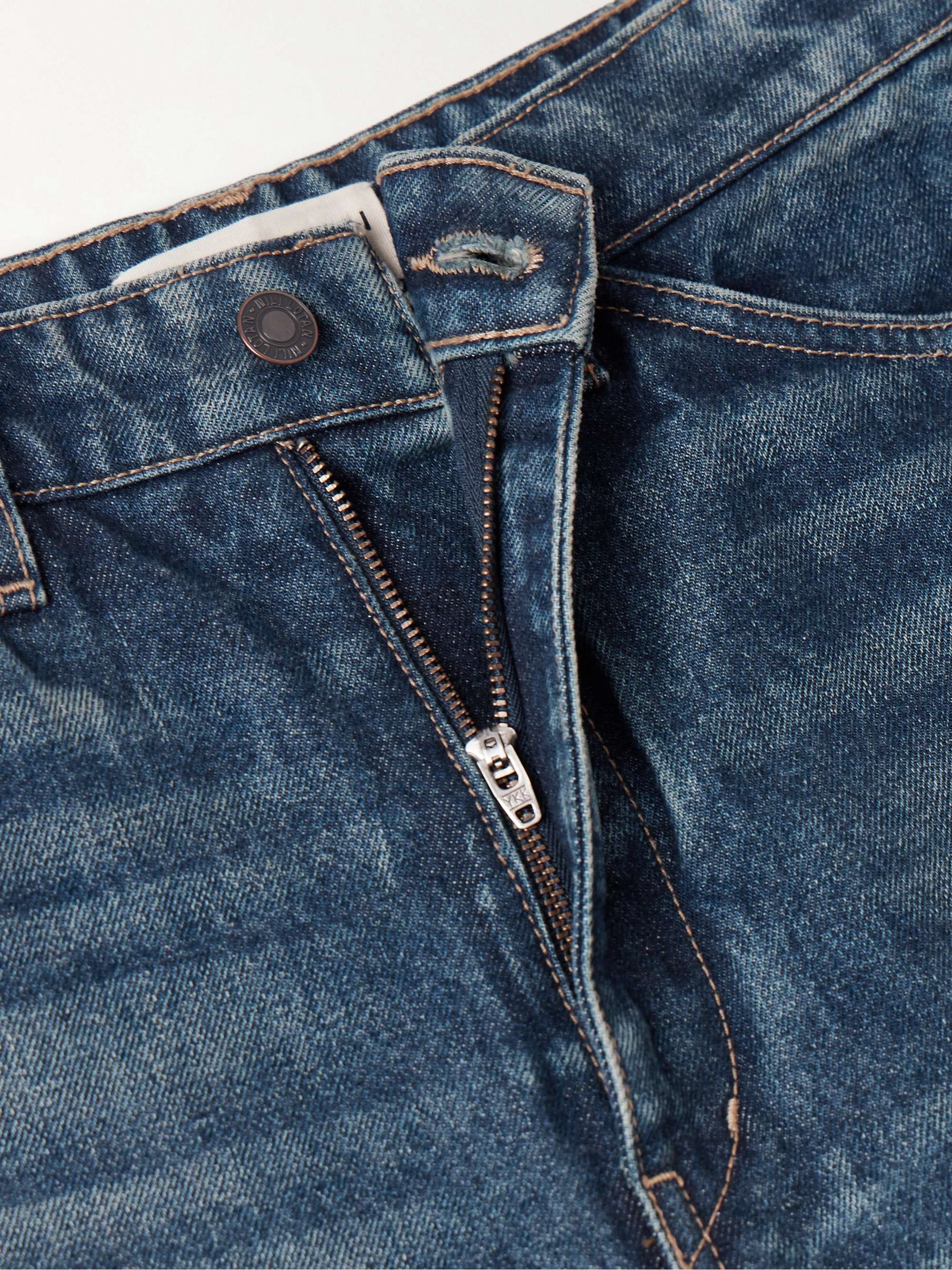 Otis mid-rise barrel-leg jeans view