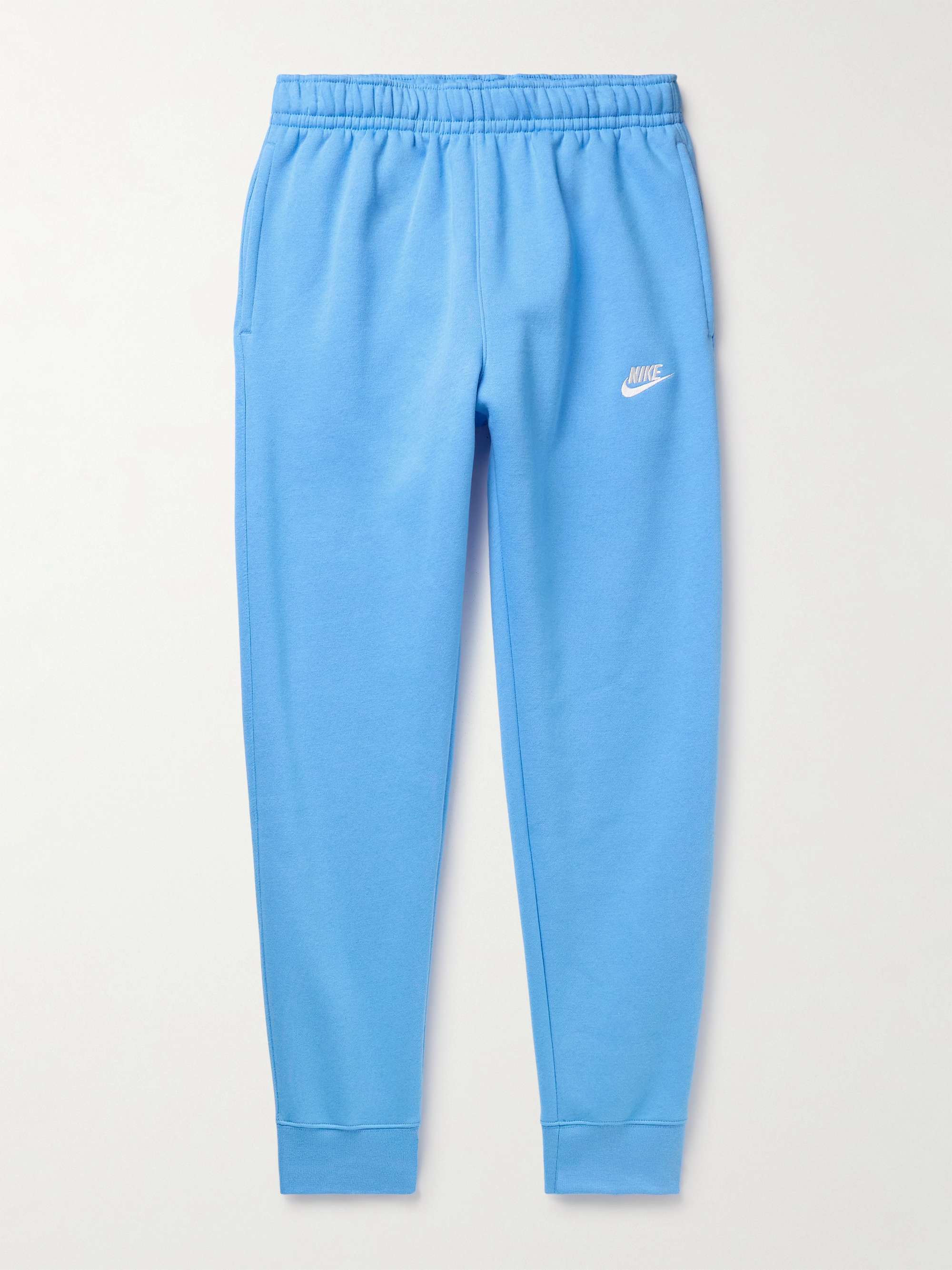 Sportswear Club Slim-Fit Logo-Embroidered Cotton-Blend Jersey Sweatpants hero visual