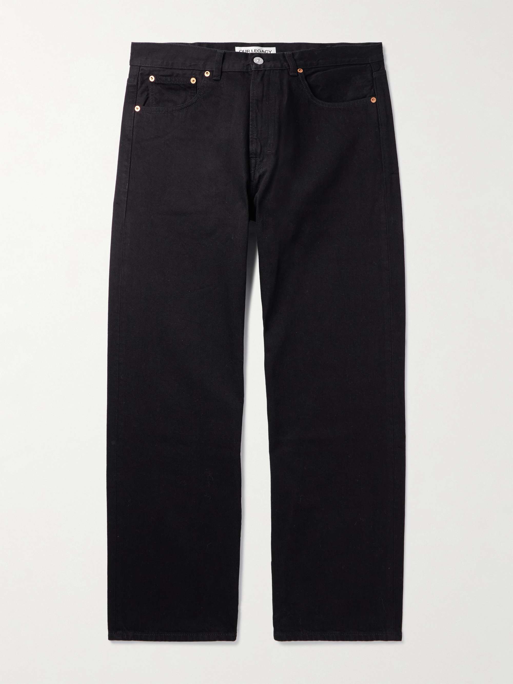 Third Cut Straight-Leg Selvedge Jeans hero visual