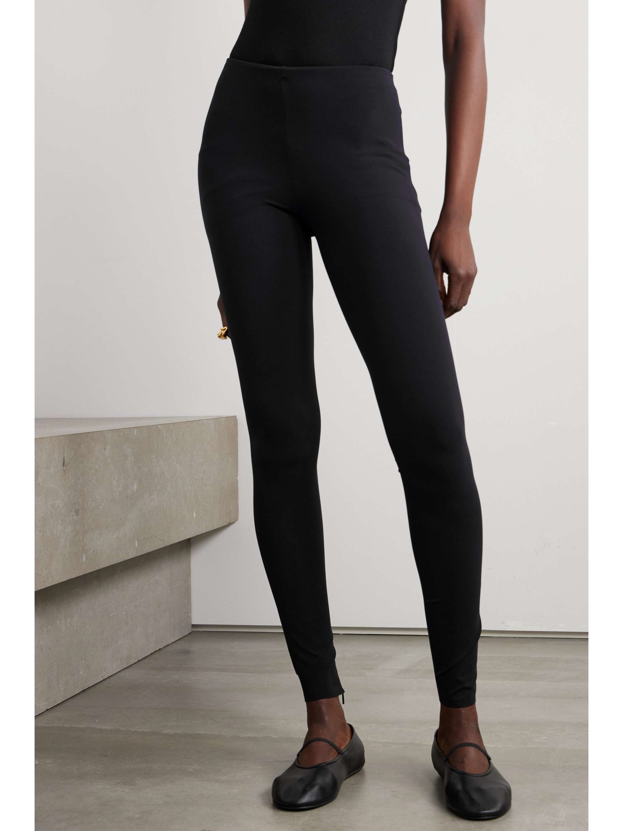 Lanza stretch-jersey leggings view