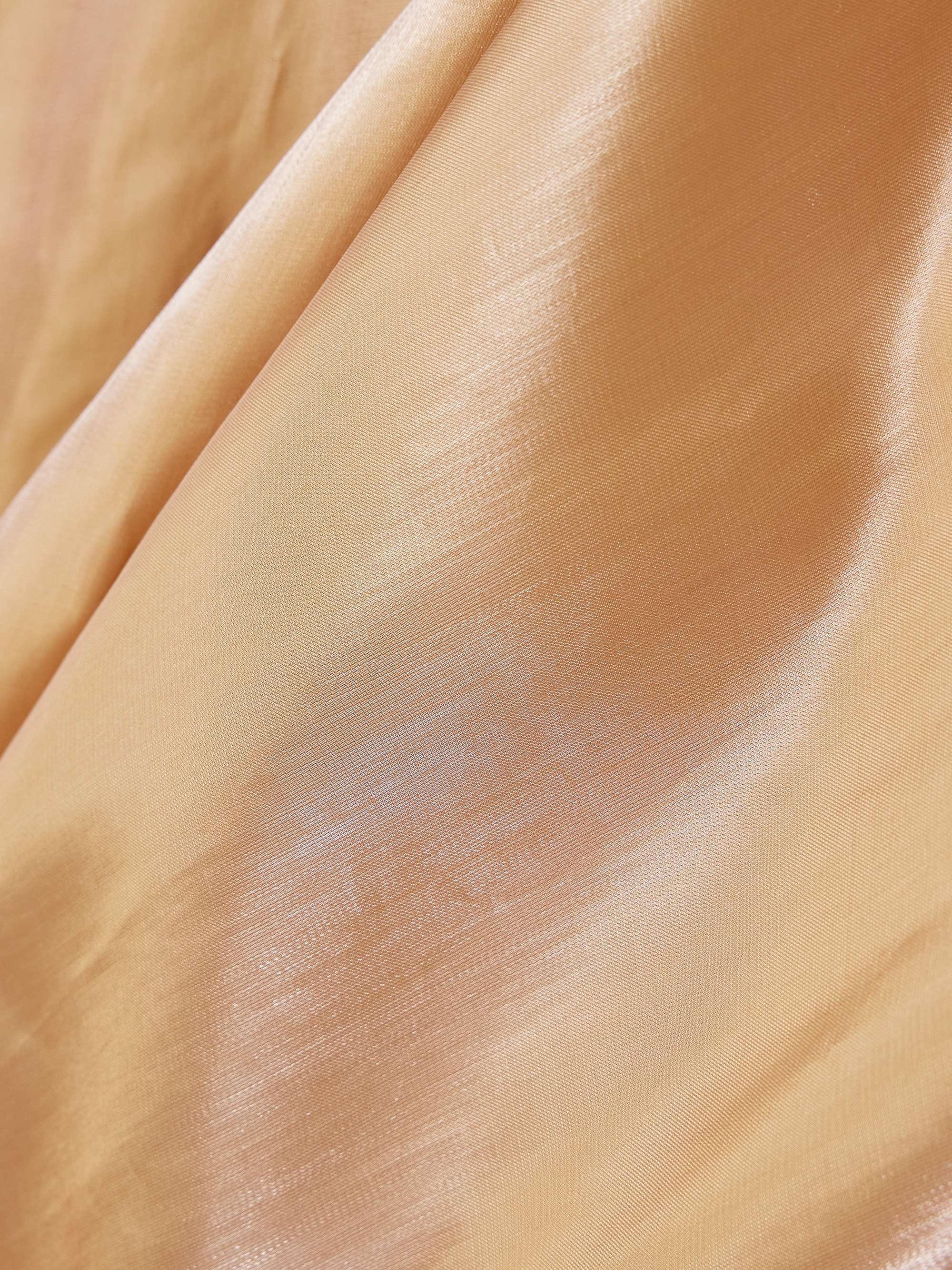 Araya metallic organza turtleneck maxi dress view
