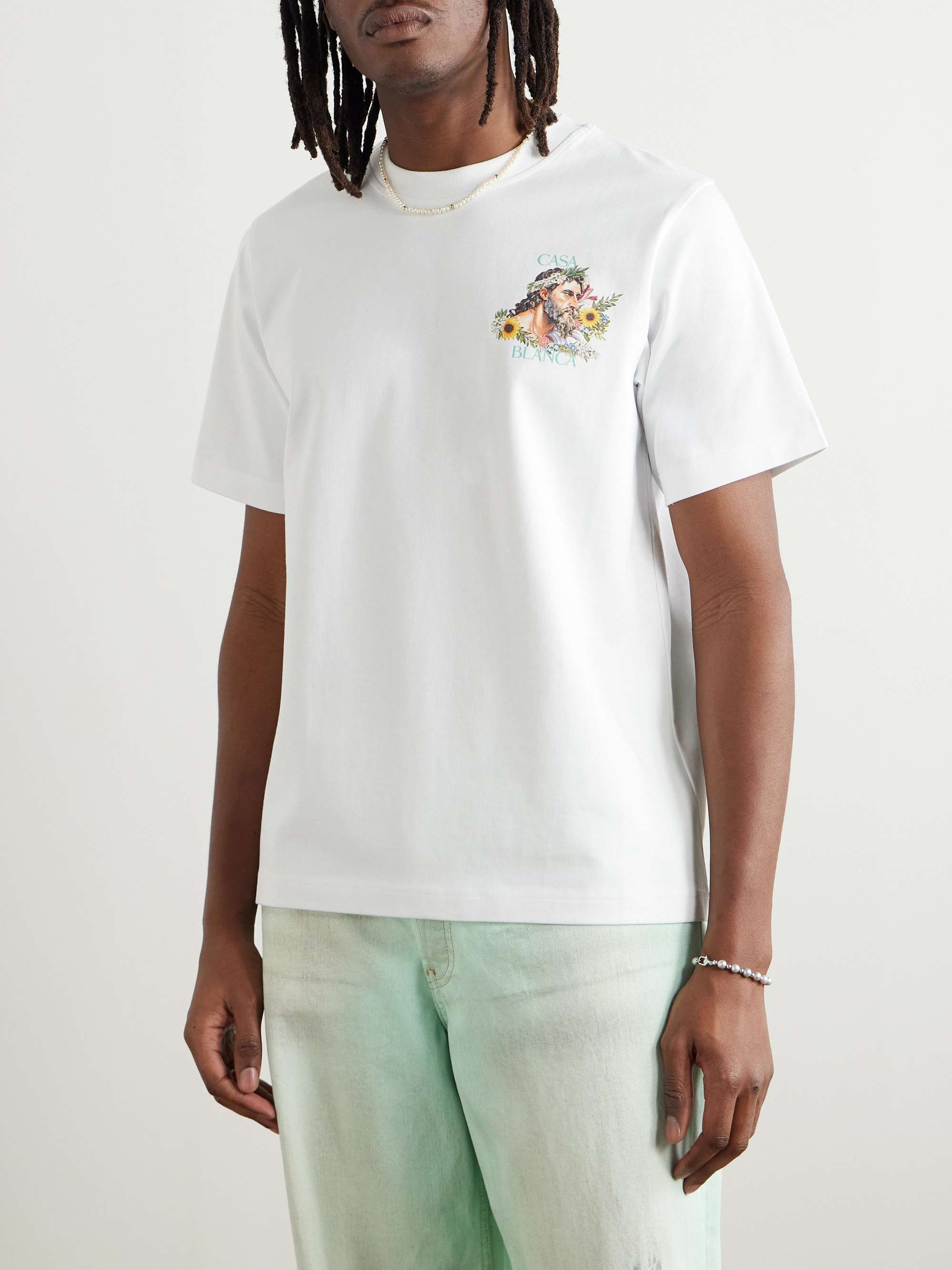 Celebration Du Sport Printed Organic Cotton-Jersey T-Shirt view