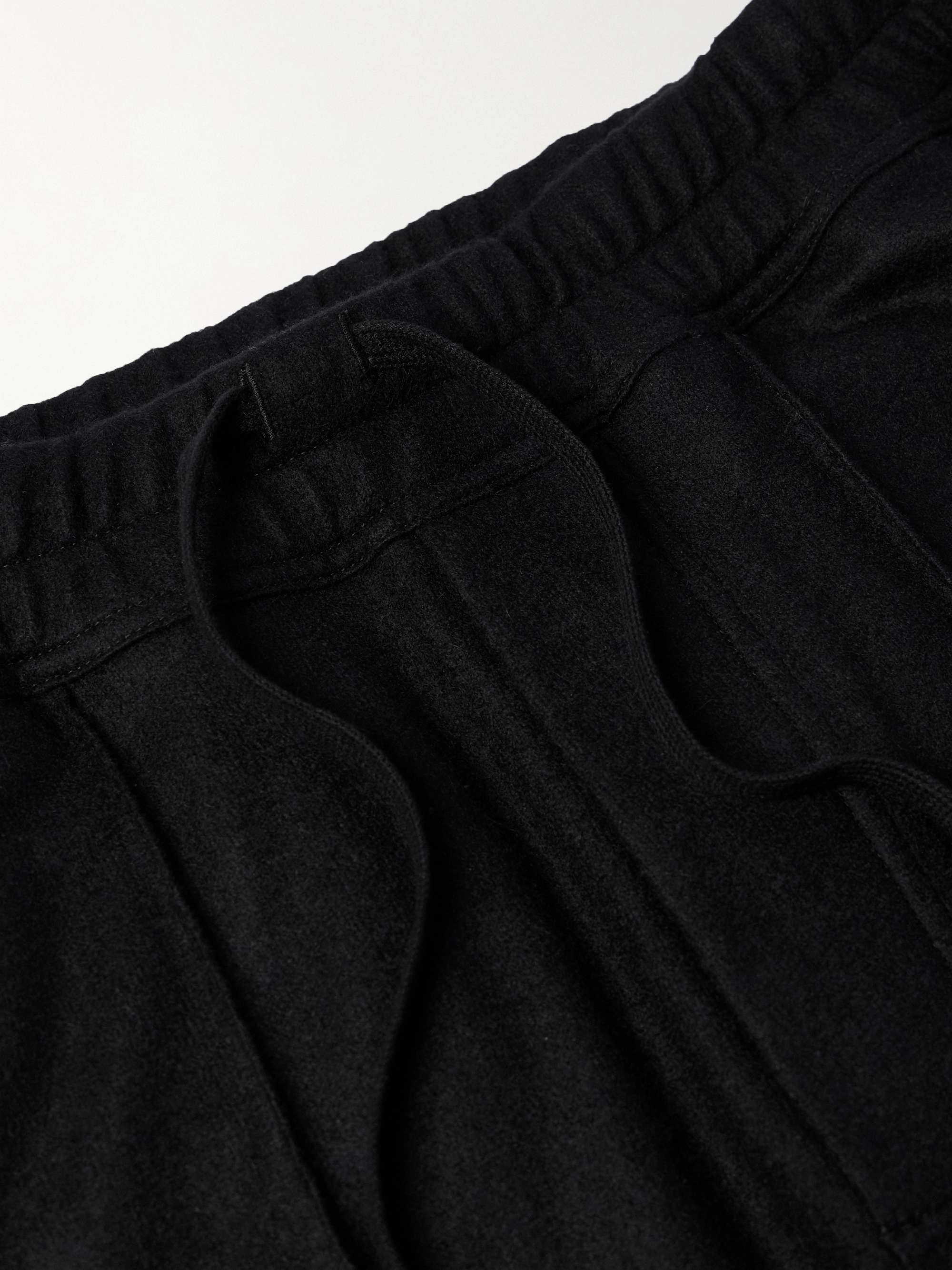 Straight-Leg Pleated Cashmere Sweatpants view