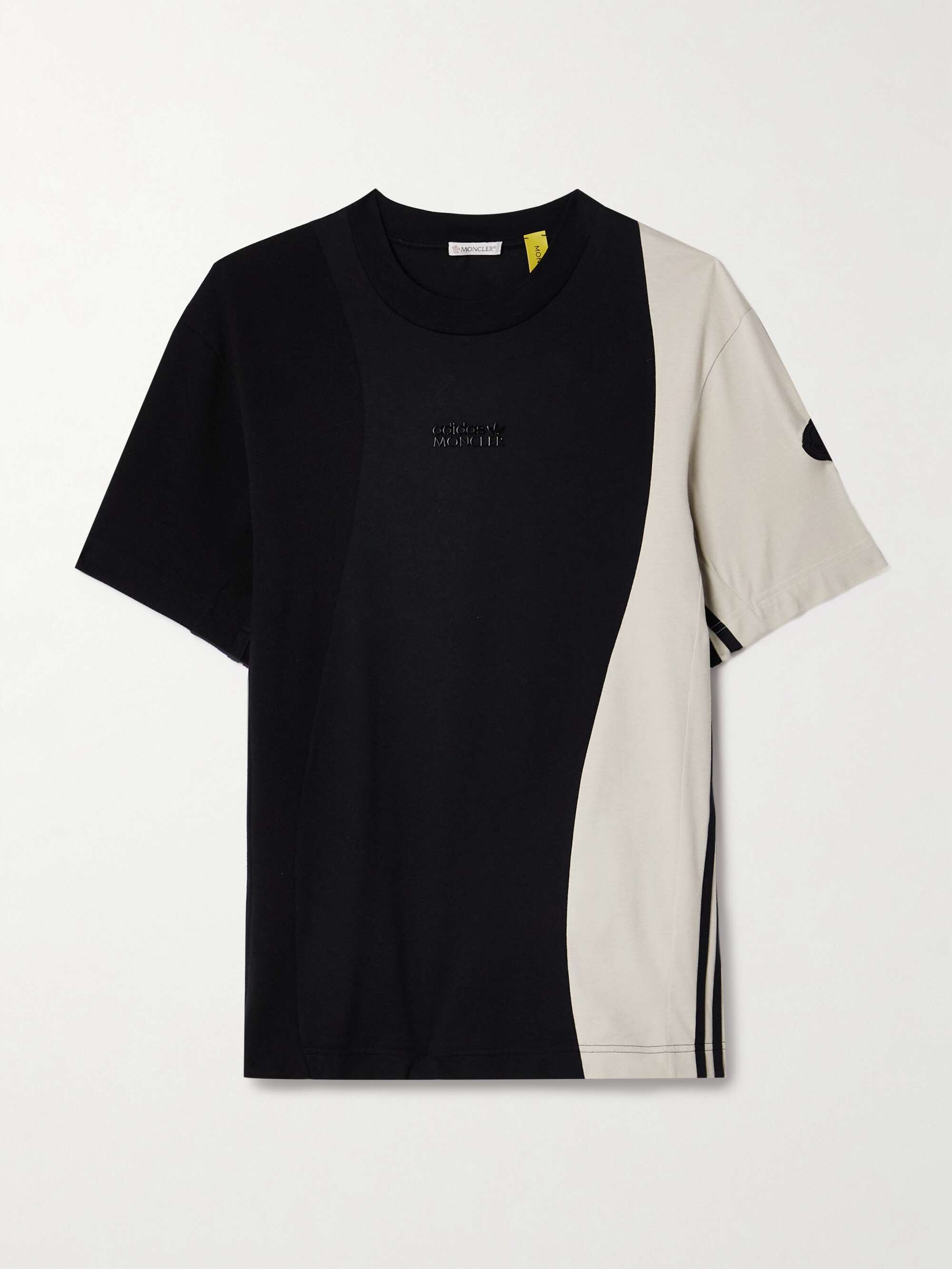 + adidas Originals two-tone cotton-jersey T-shirt hero visual