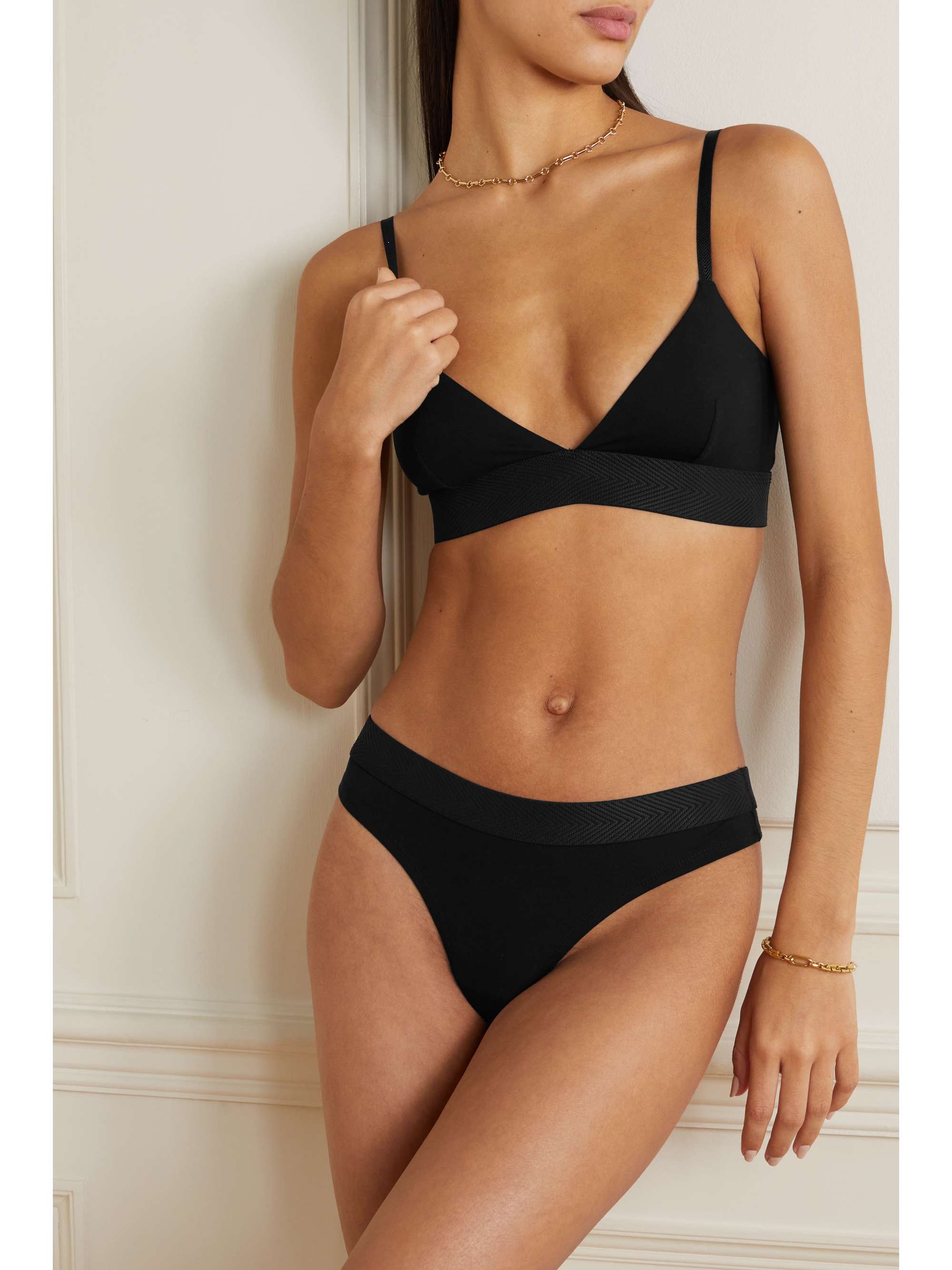 + NET SUSTAIN set of three TENCEL Lyocell-blend thongs view