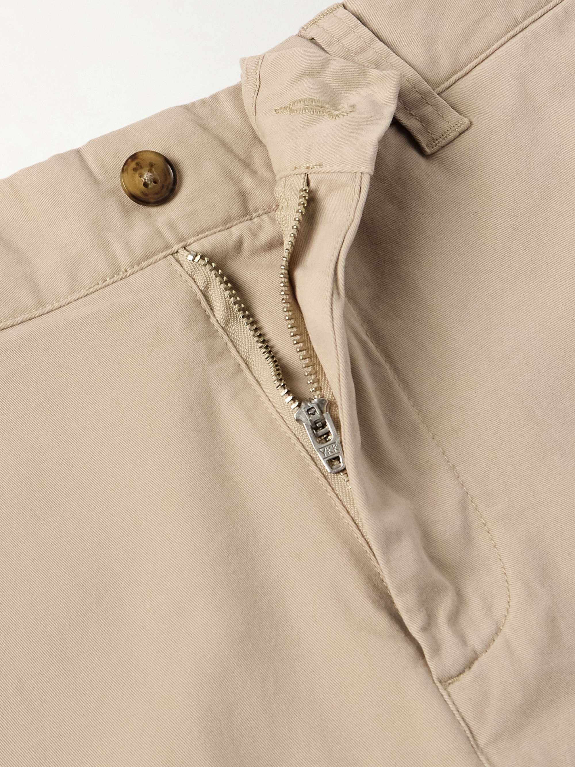 Crown 1090 Straight-Leg Organic Cotton-Blend Twill Shorts view