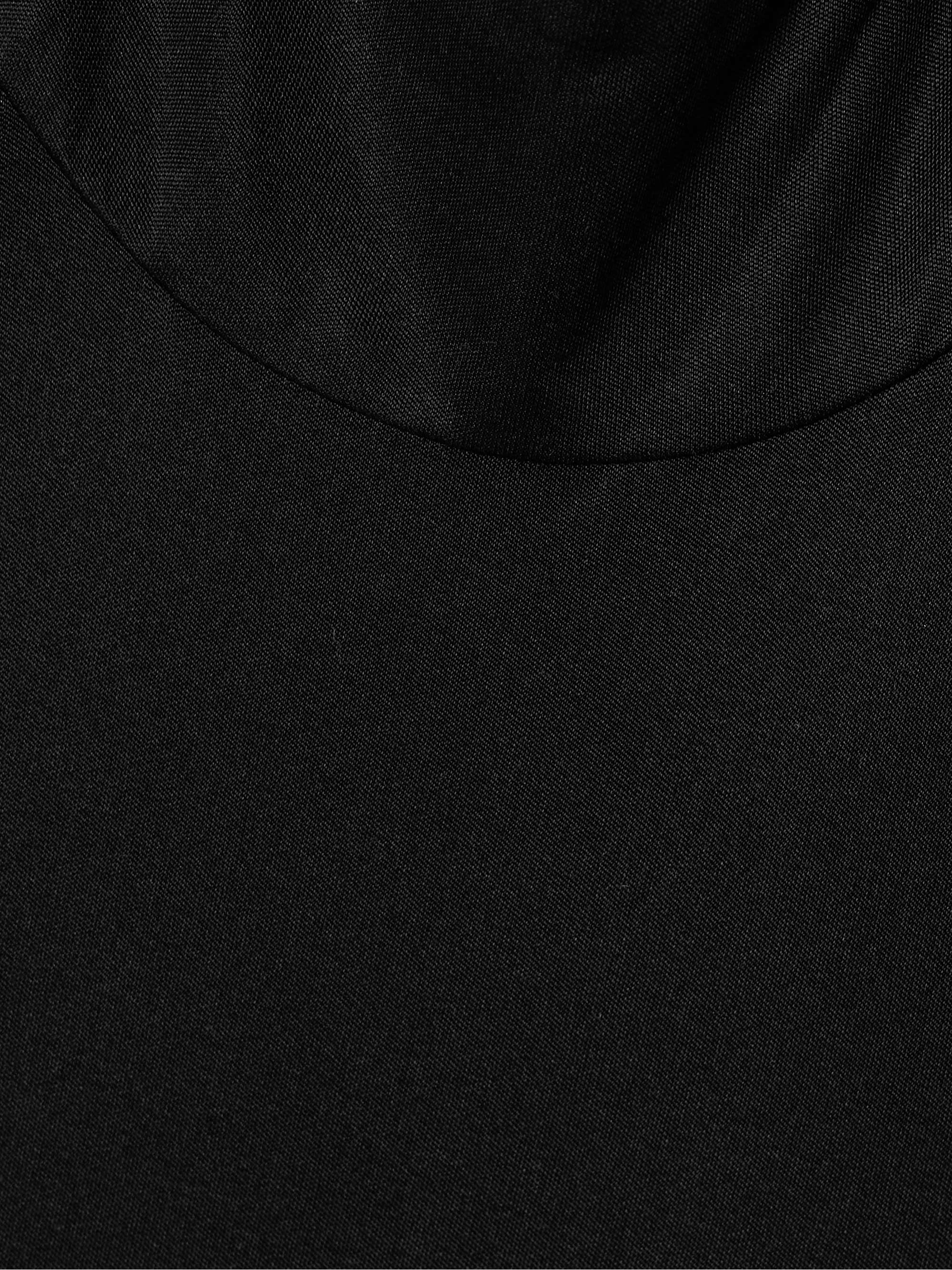 Dominique silk-satin jersey halterneck gown view