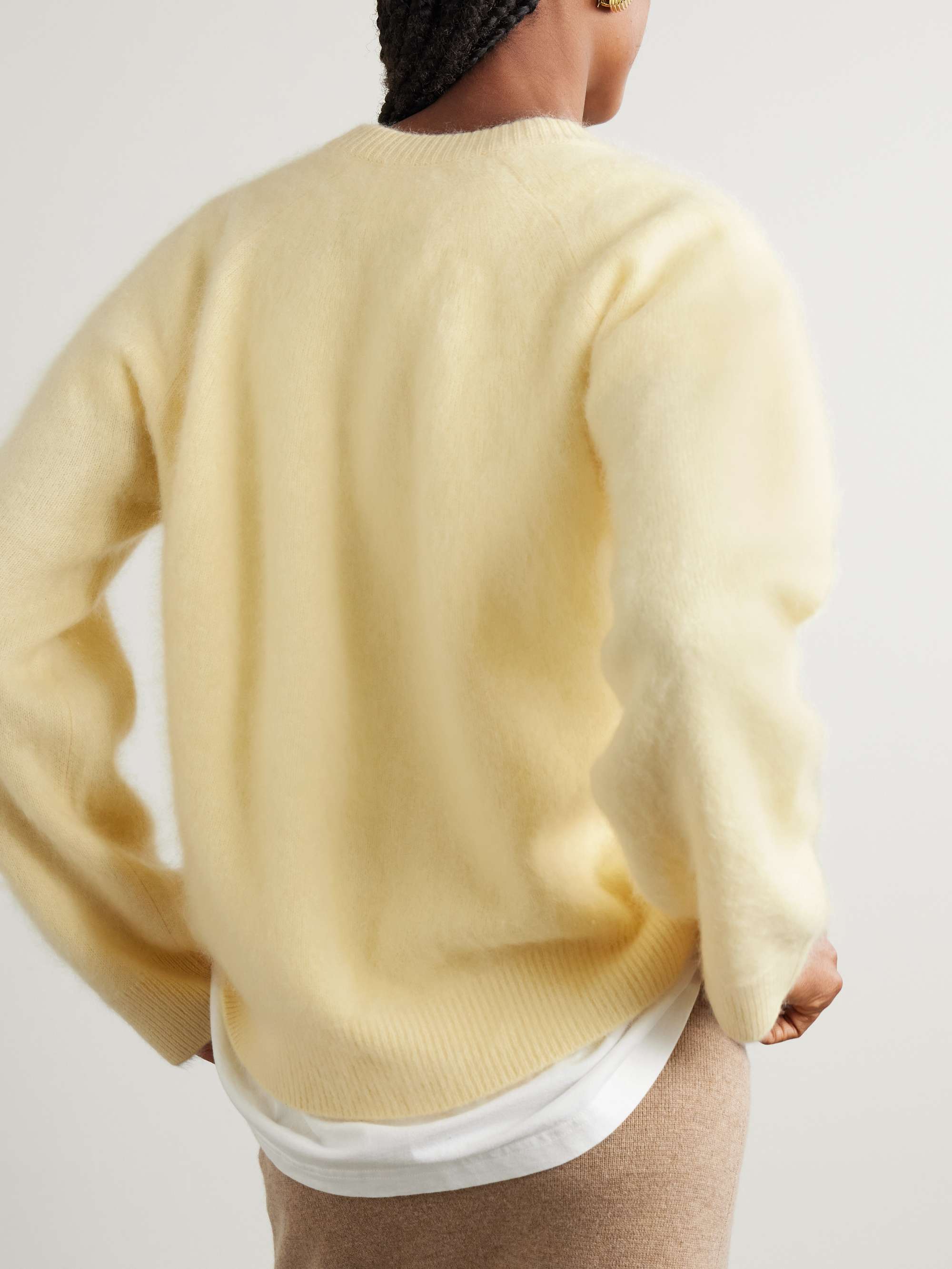 Melba brushed-cashmere cardigan view