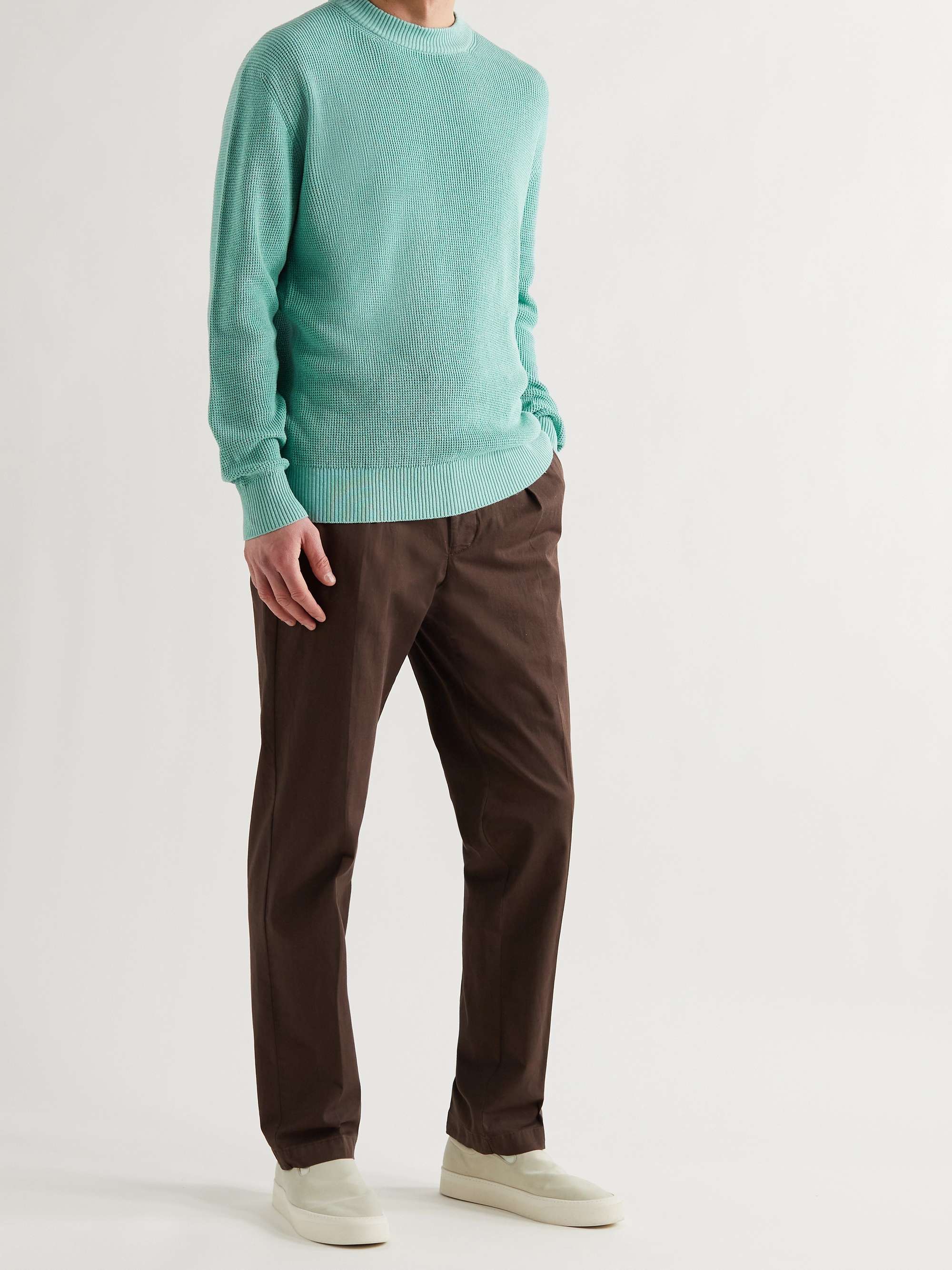 Prescott Silk and Linen-Blend Sweater view