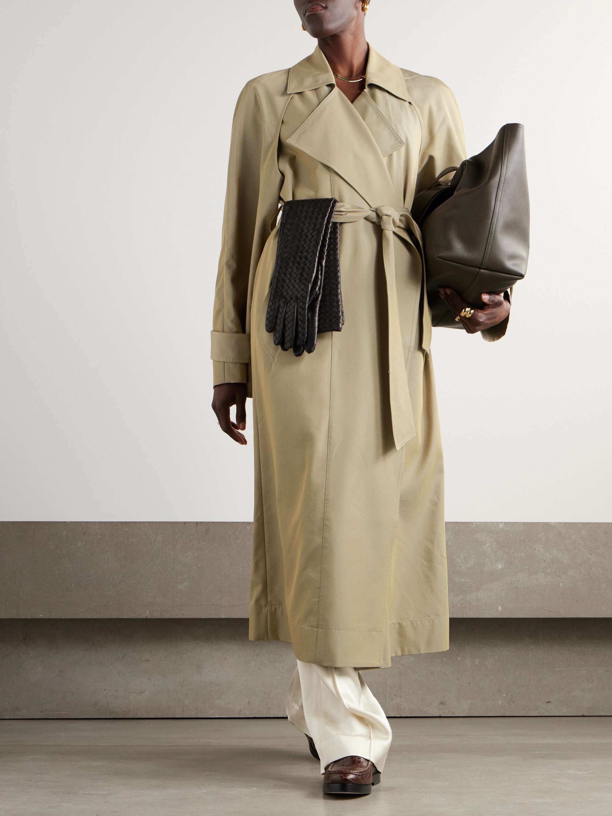 Astoria cutout TENCEL™ Lyocell-blend trench coat view