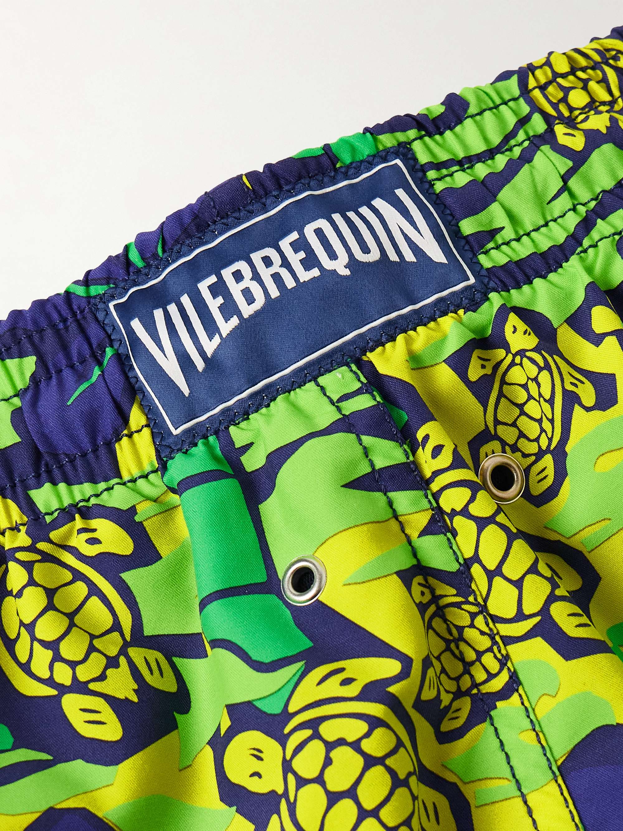 Moorea Straight-Leg Mid-Length Printed Swim Shorts view