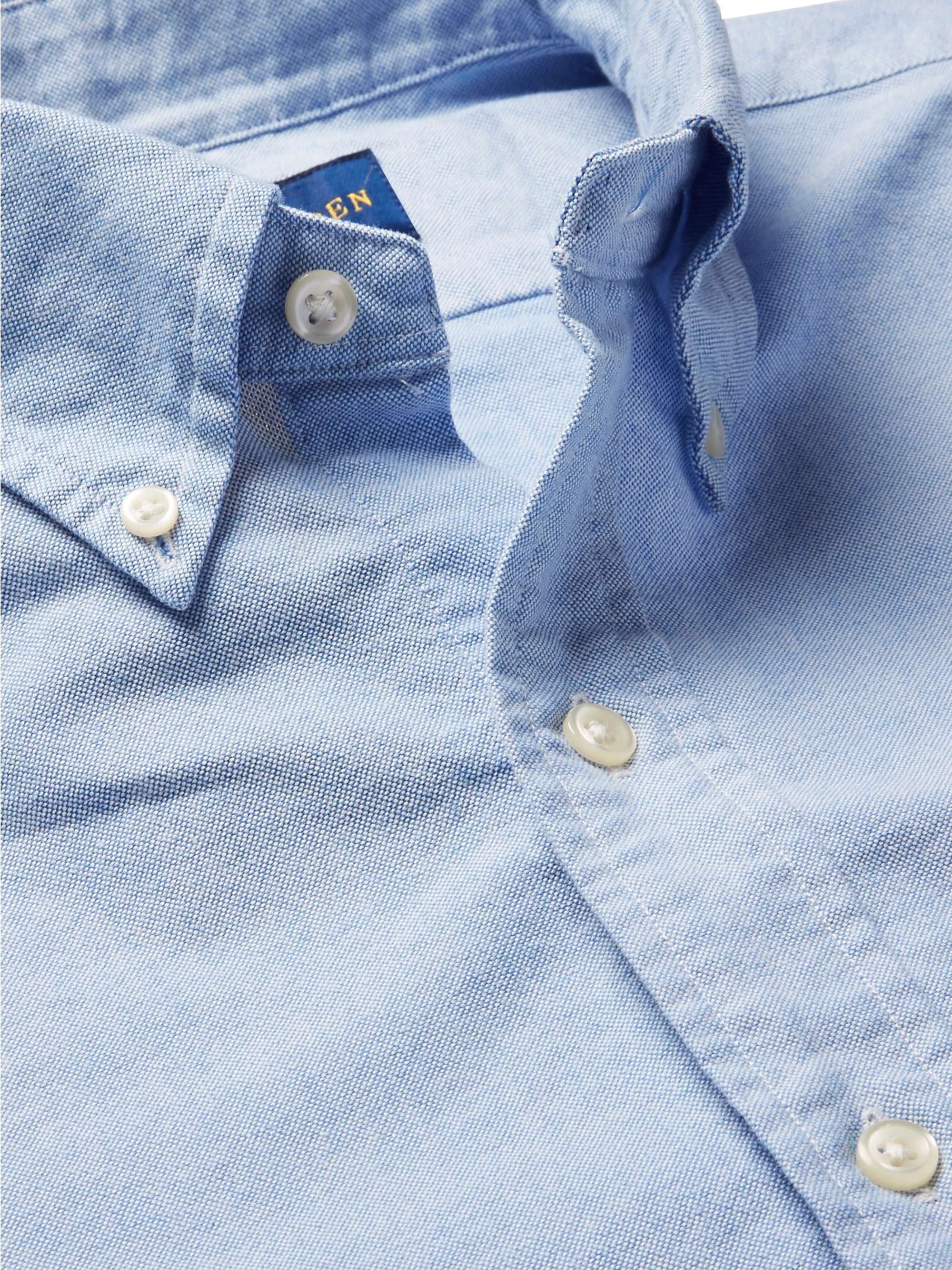 Slim-Fit Cotton Oxford Shirt view