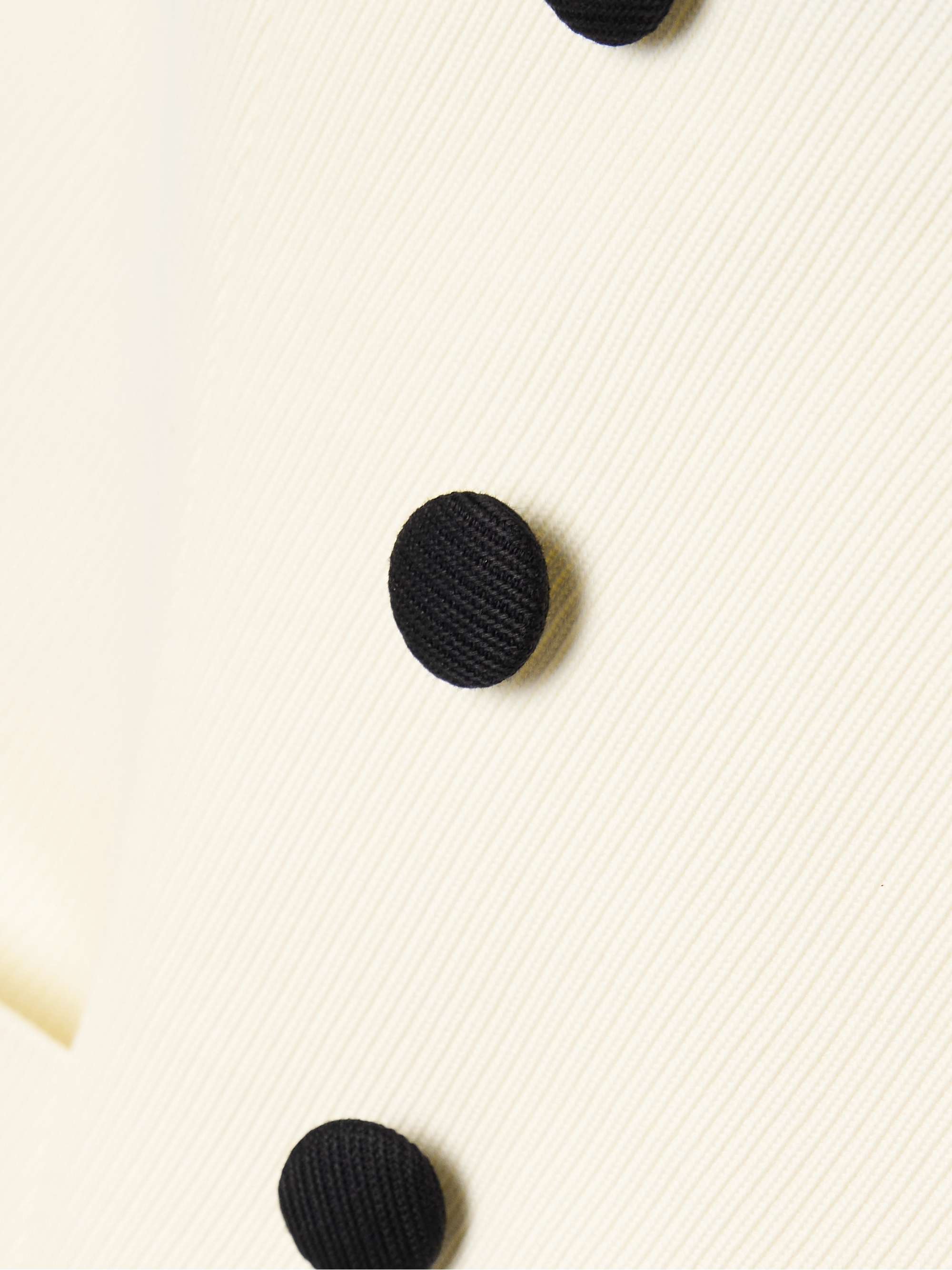 Seymour two-tone cotton-twill mini dress view