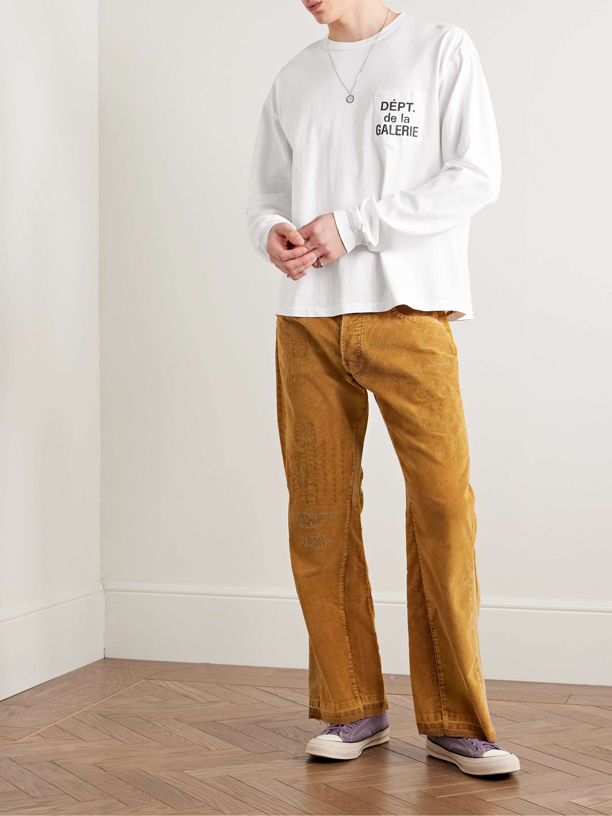 Dept De La Galerie Printed Cotton-Jersey T-Shirt view