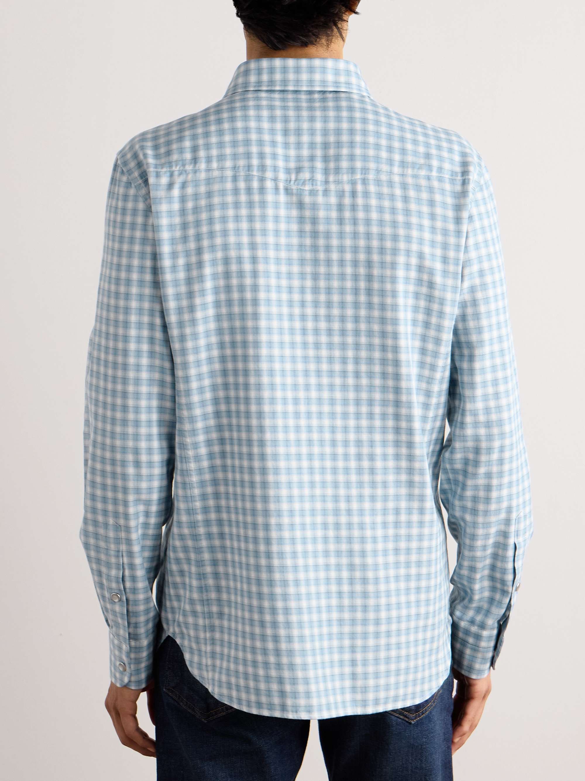 Checked Cotton Western Shirt view