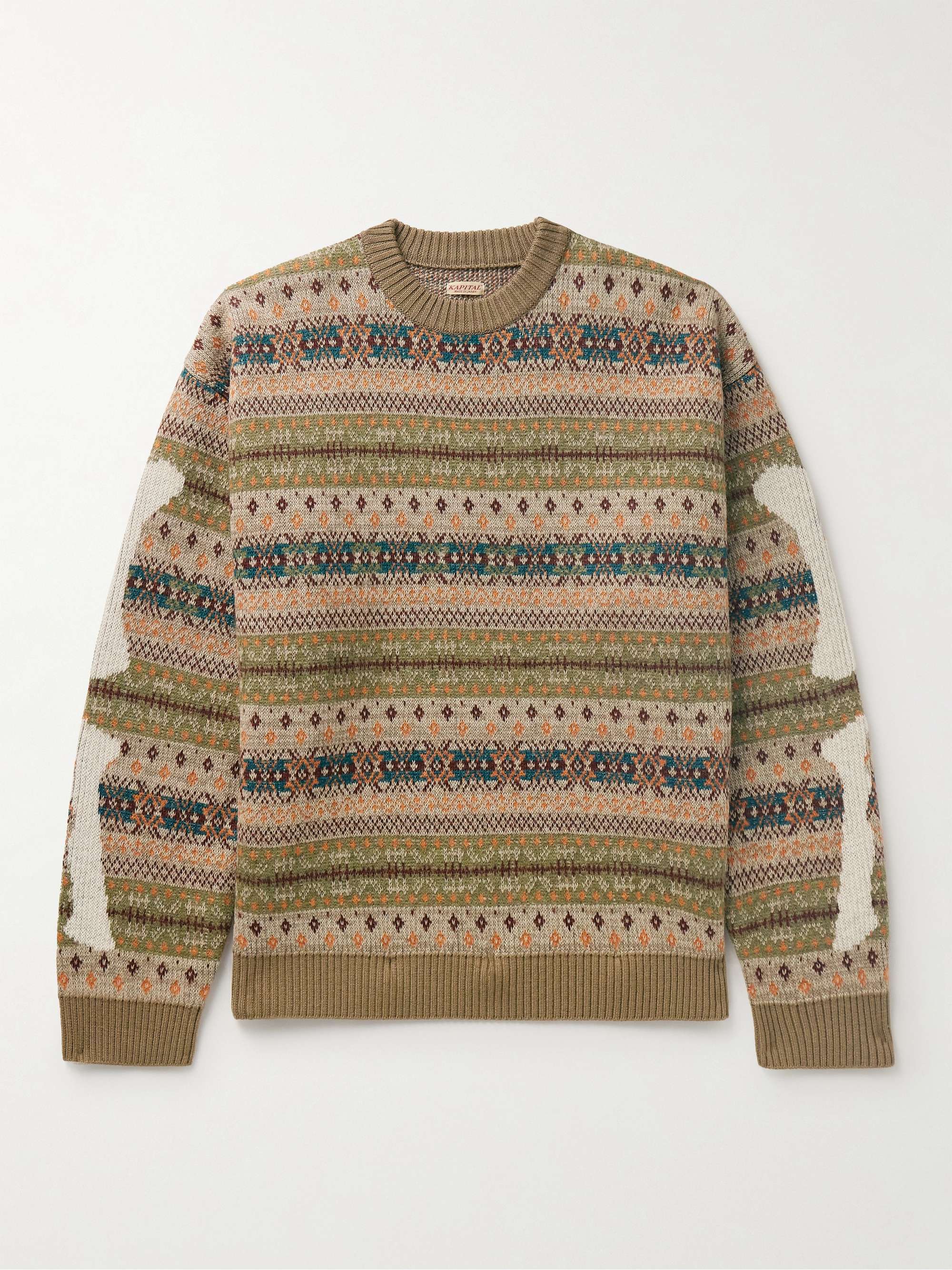 Fair Isle Wool-Blend Sweater hero visual