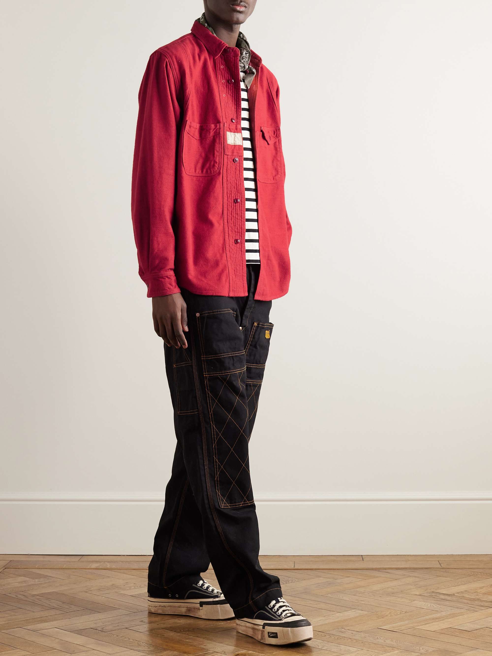 CPO Brushed Cotton-Fleece Shirt view