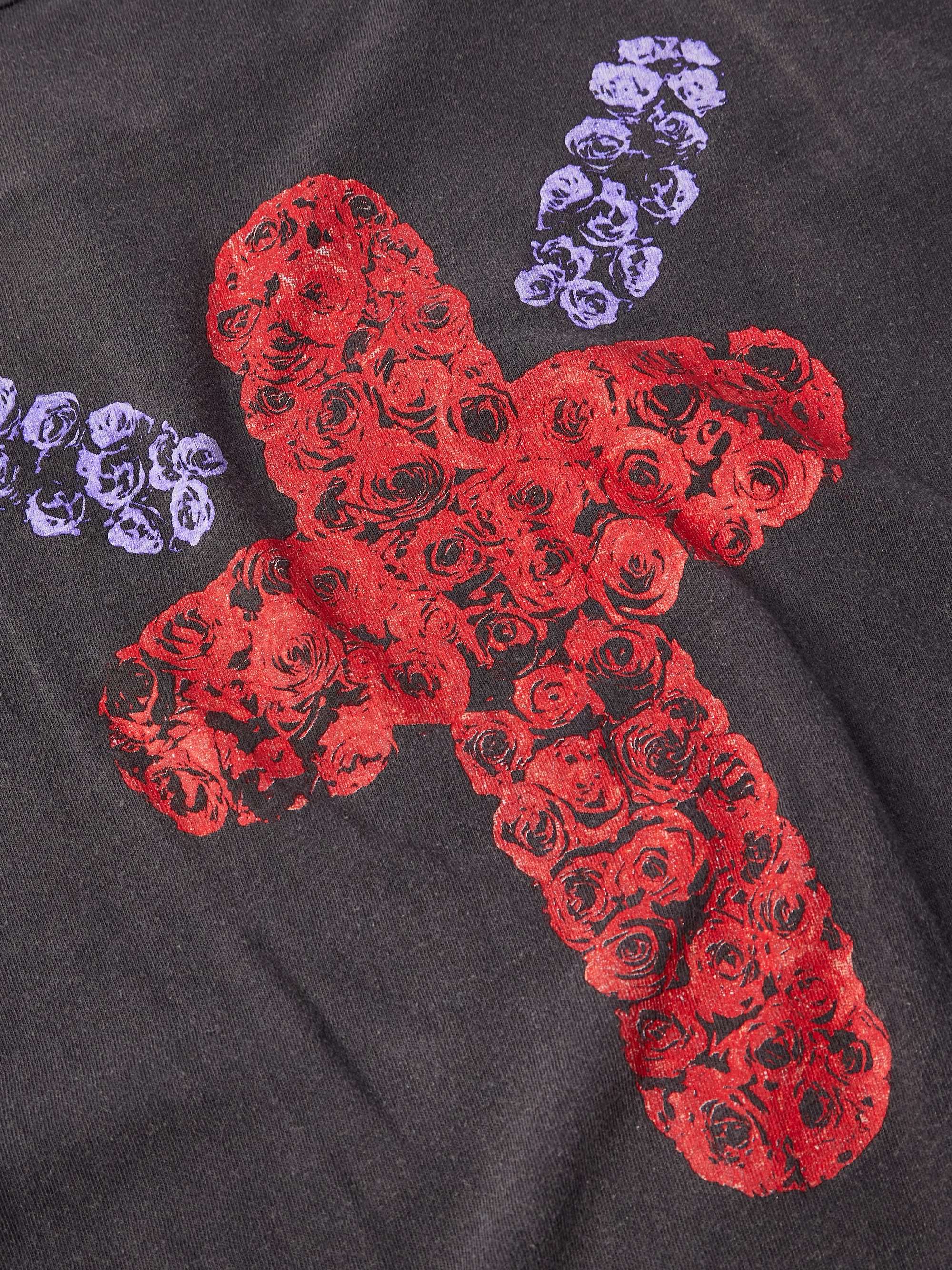 + Born X Raised Clown Distressed Printed Cotton-Jersey T-Shirt view
