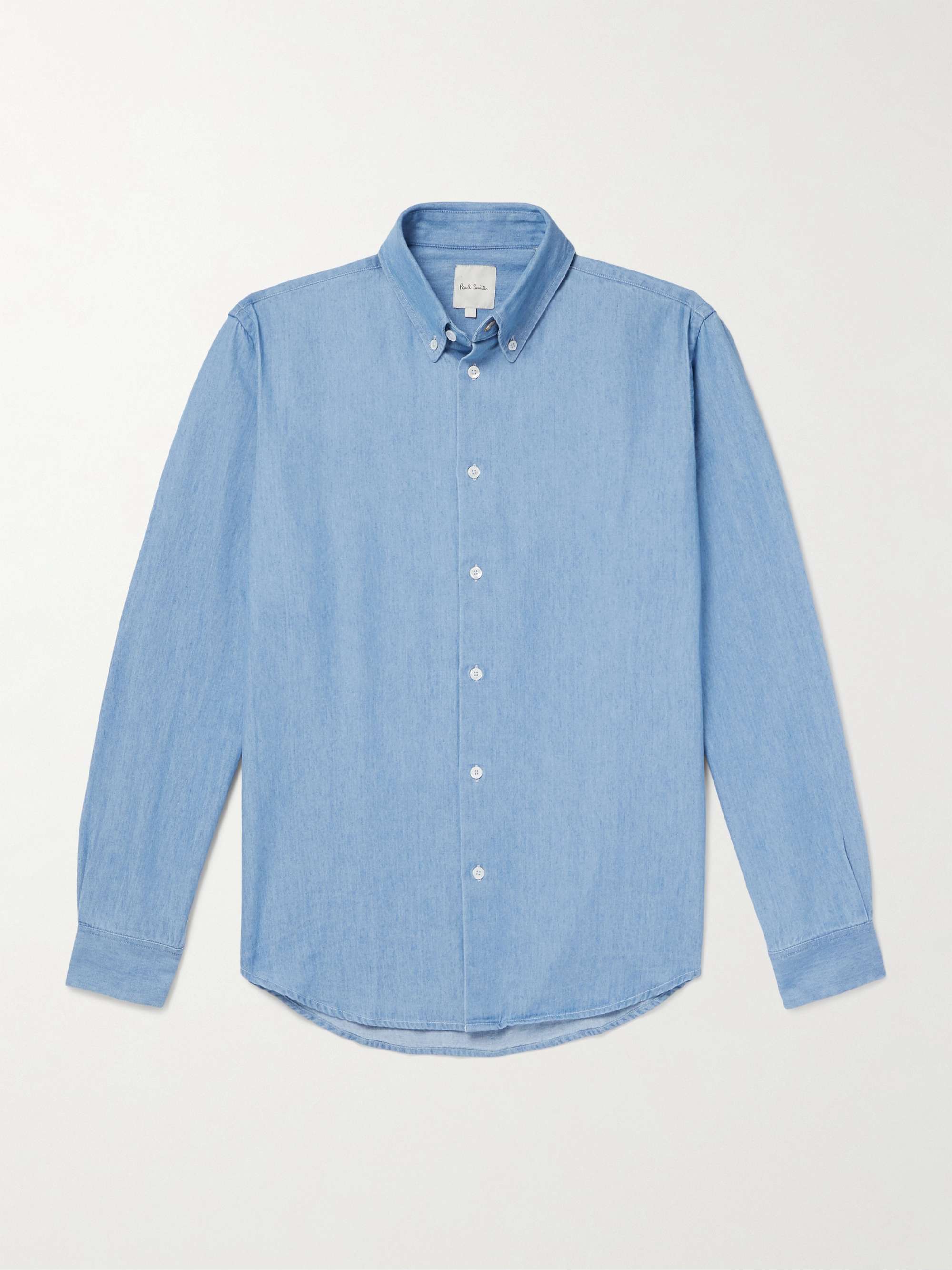 Button-Down Collar Cotton-Chambray Shirt hero visual