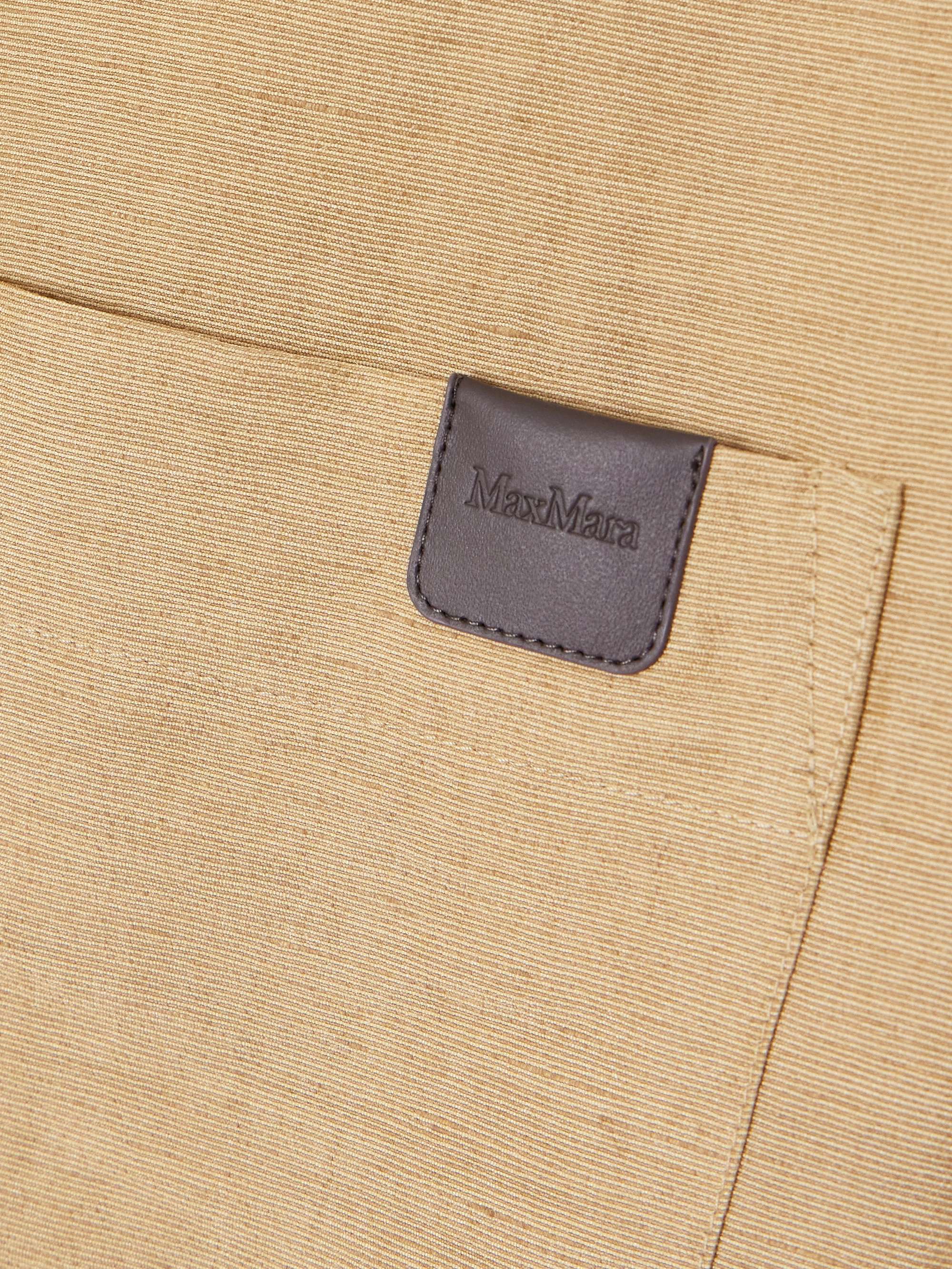 Osiride oversized appliquéd woven shirt view