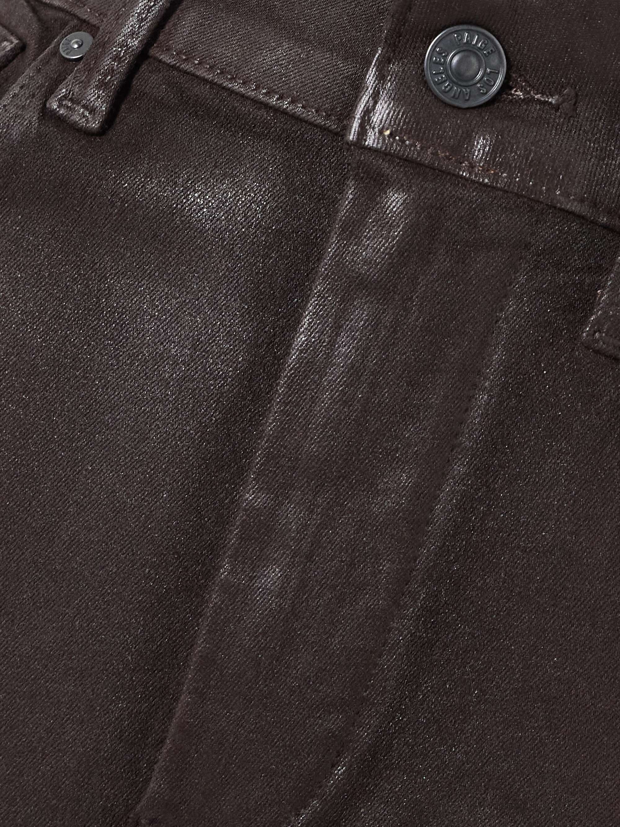 Sasha waxed-twill wide-leg pants view