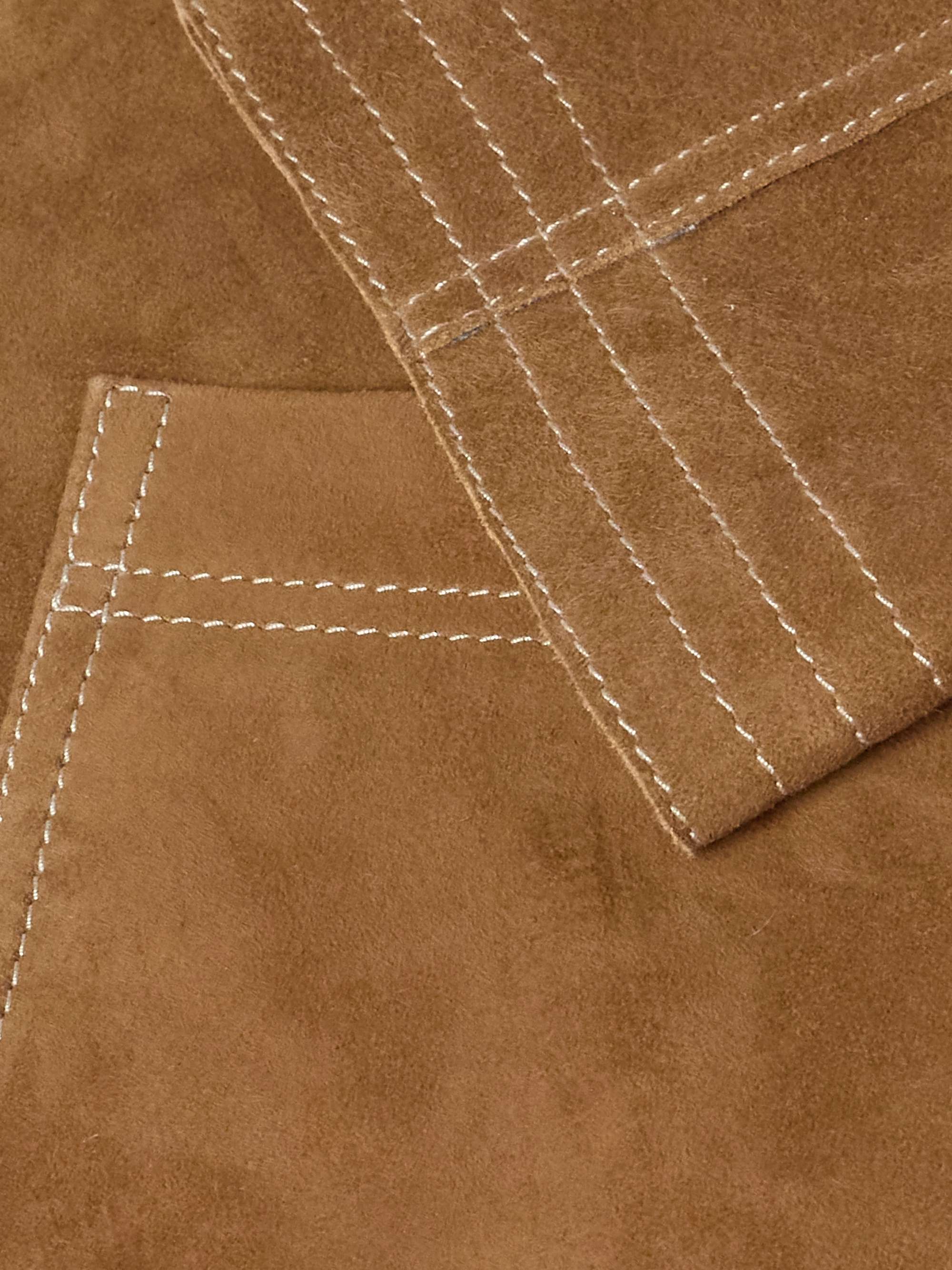 Hardwick Slim-Fit Suede Chore Jacket view