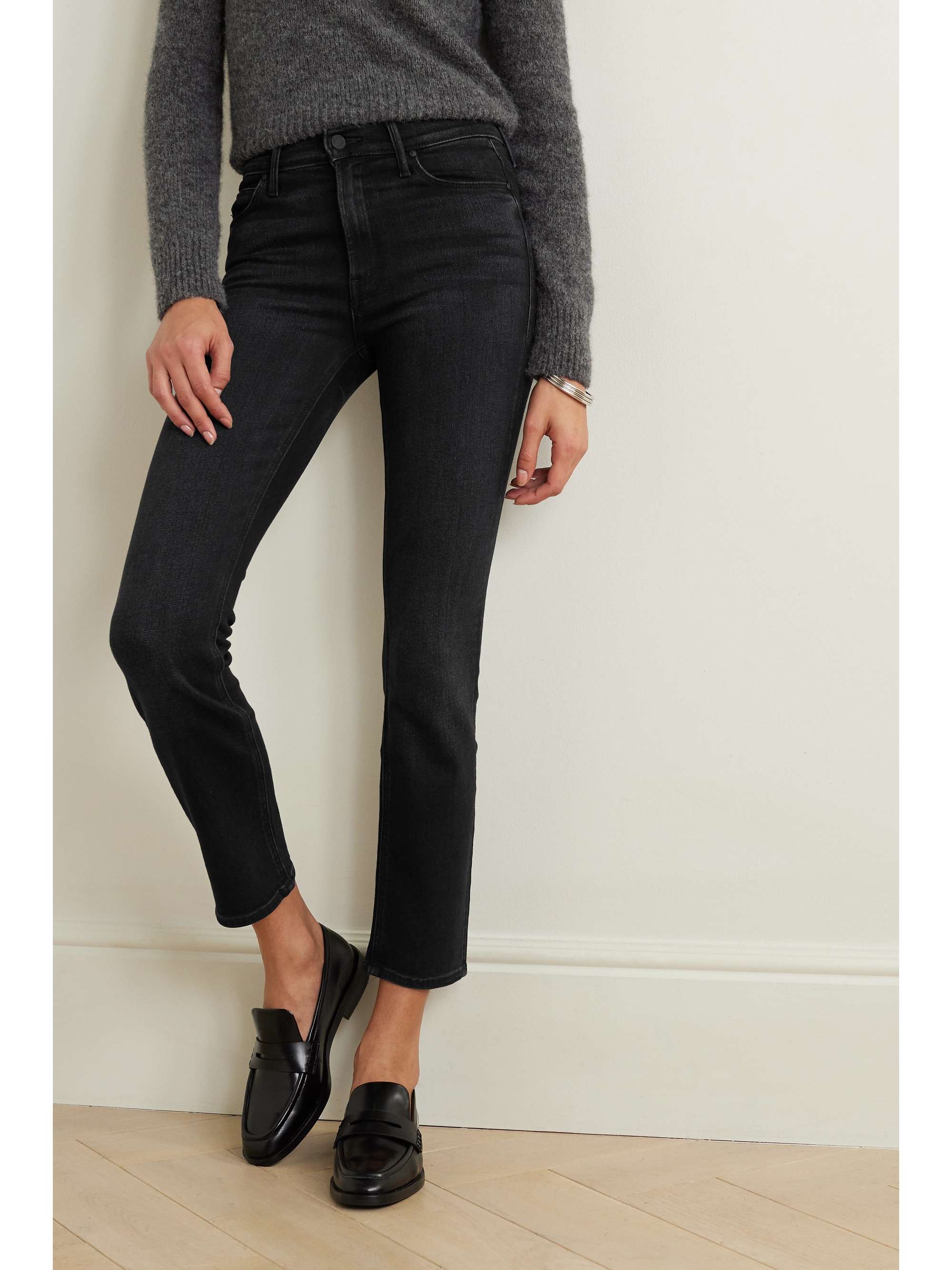 + NET SUSTAIN The Dazzler Ankle mid-rise slim-leg jeans view