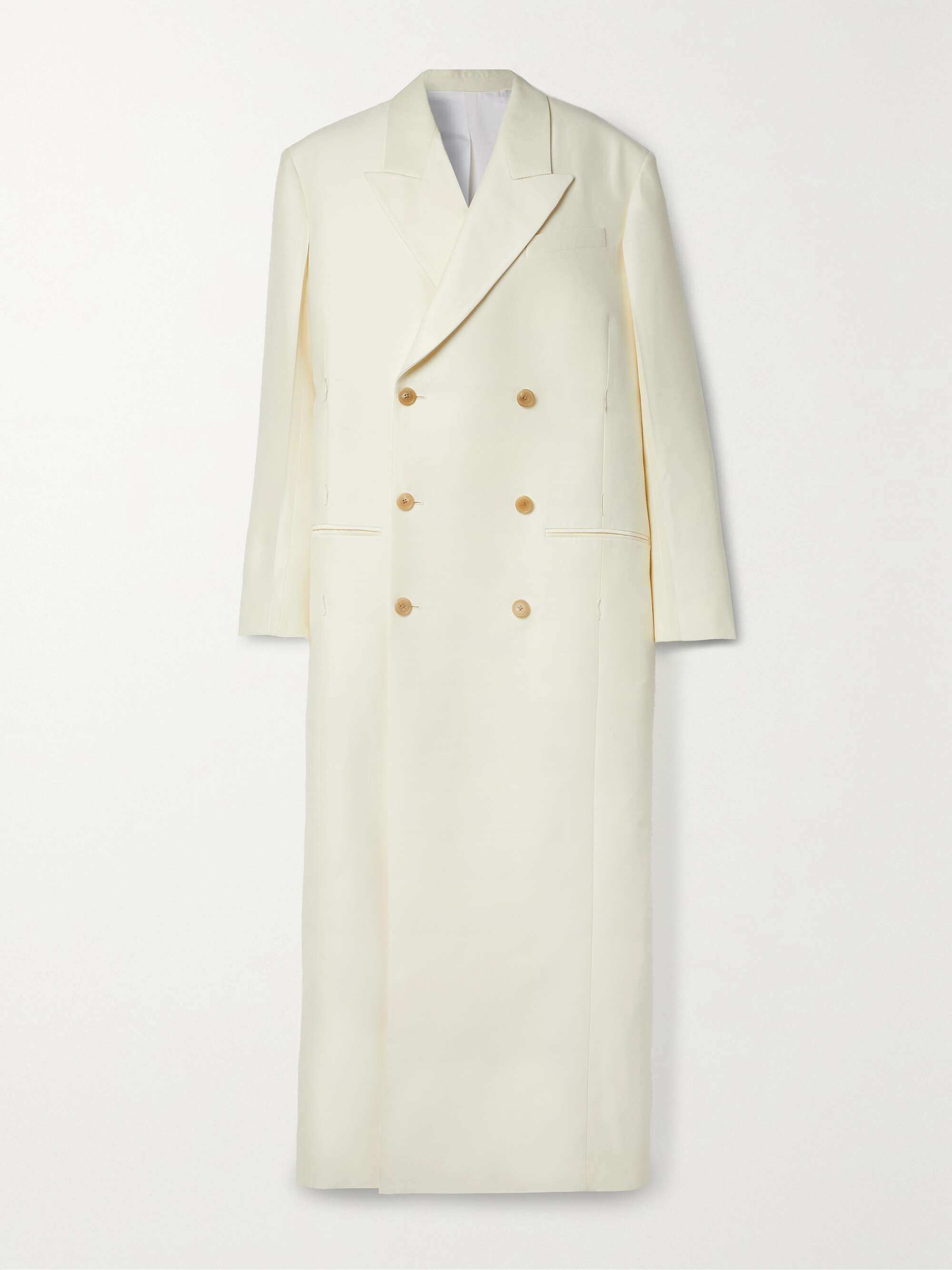 Catena oversized wool and silk-blend cady coat hero visual