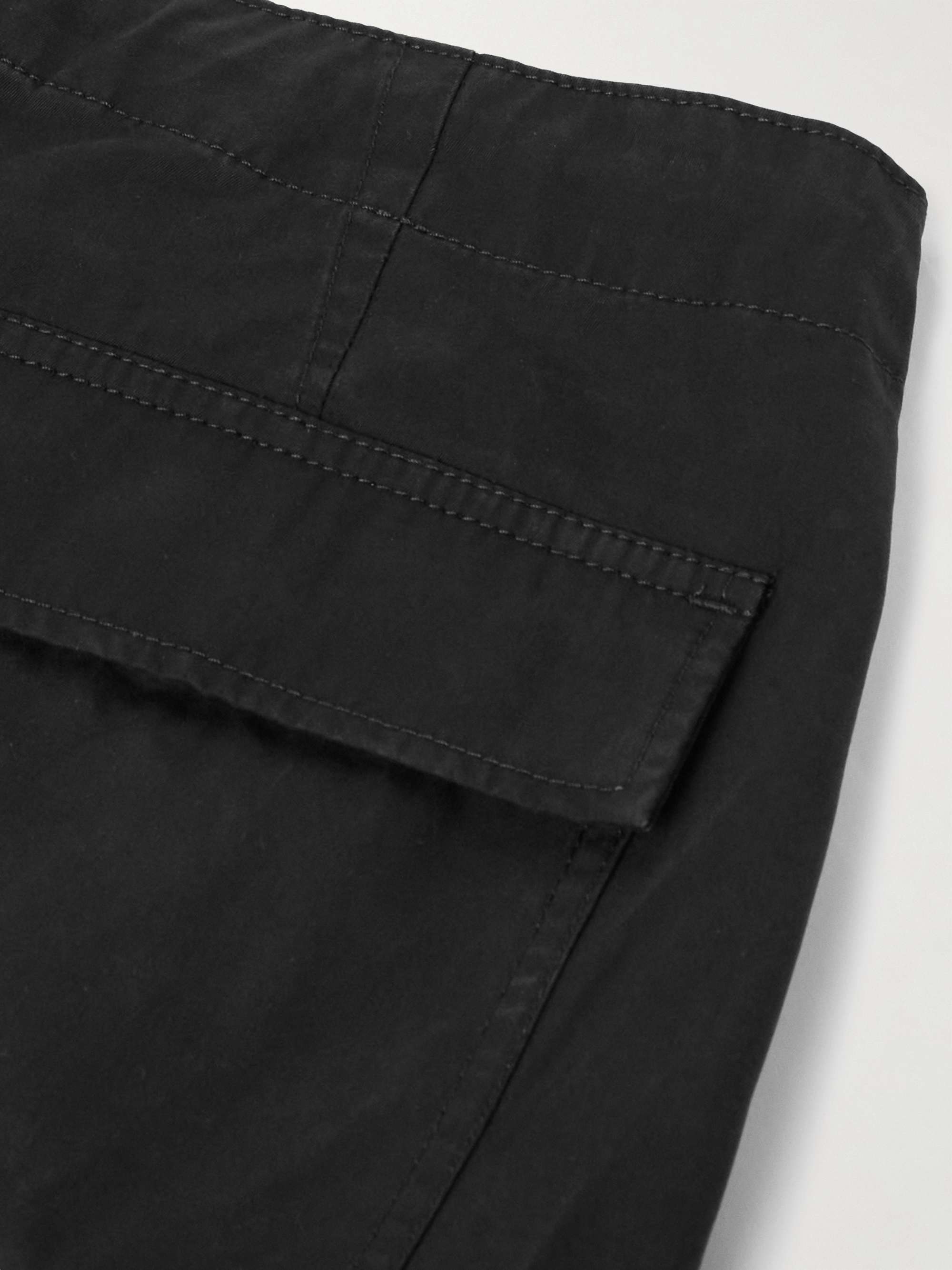 New Enzyme Straight-Leg Cotton-Twill Drawstring Cargo Trousers view