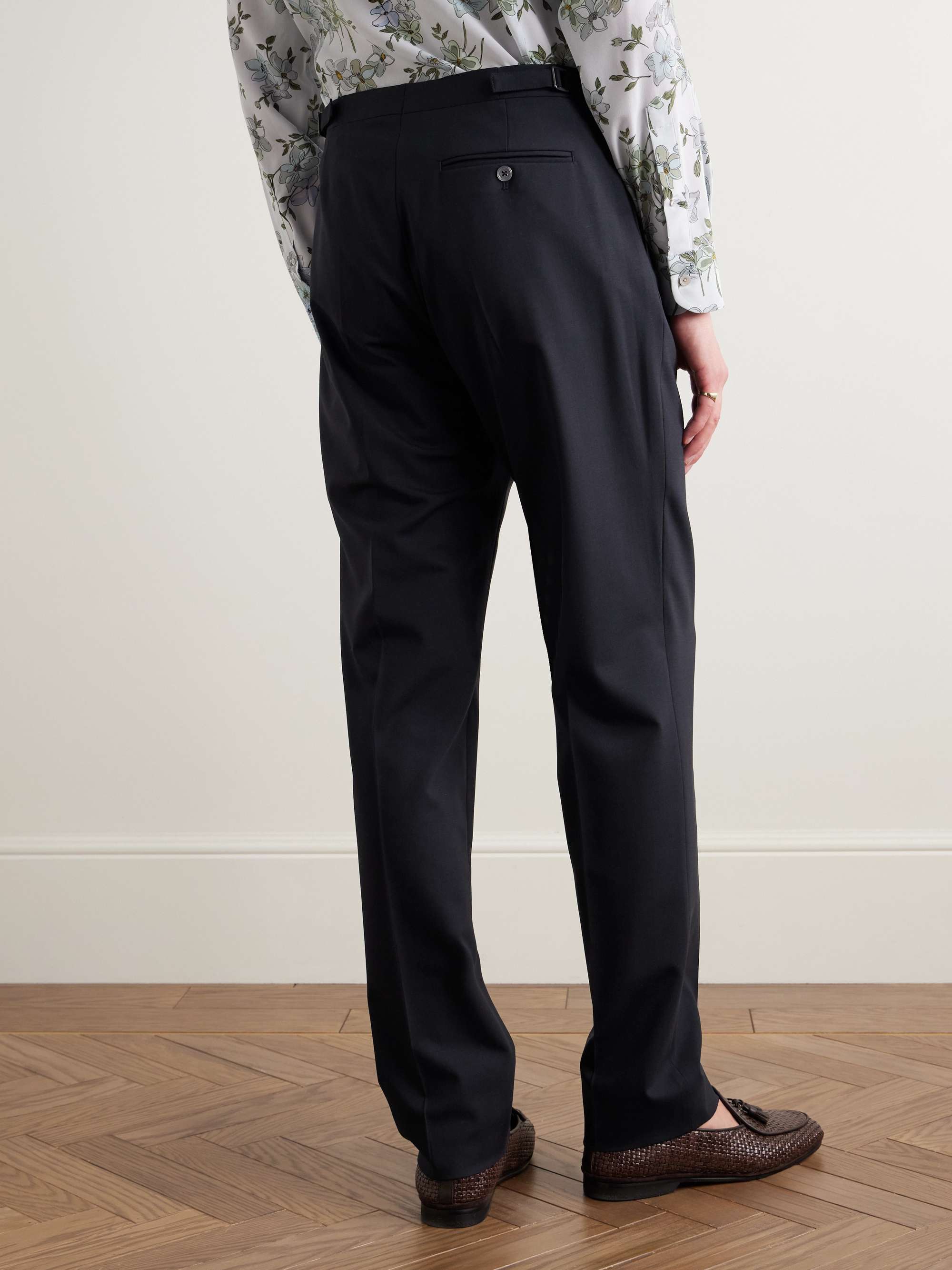 Slim-Fit Wool-Blend Suit Trousers view