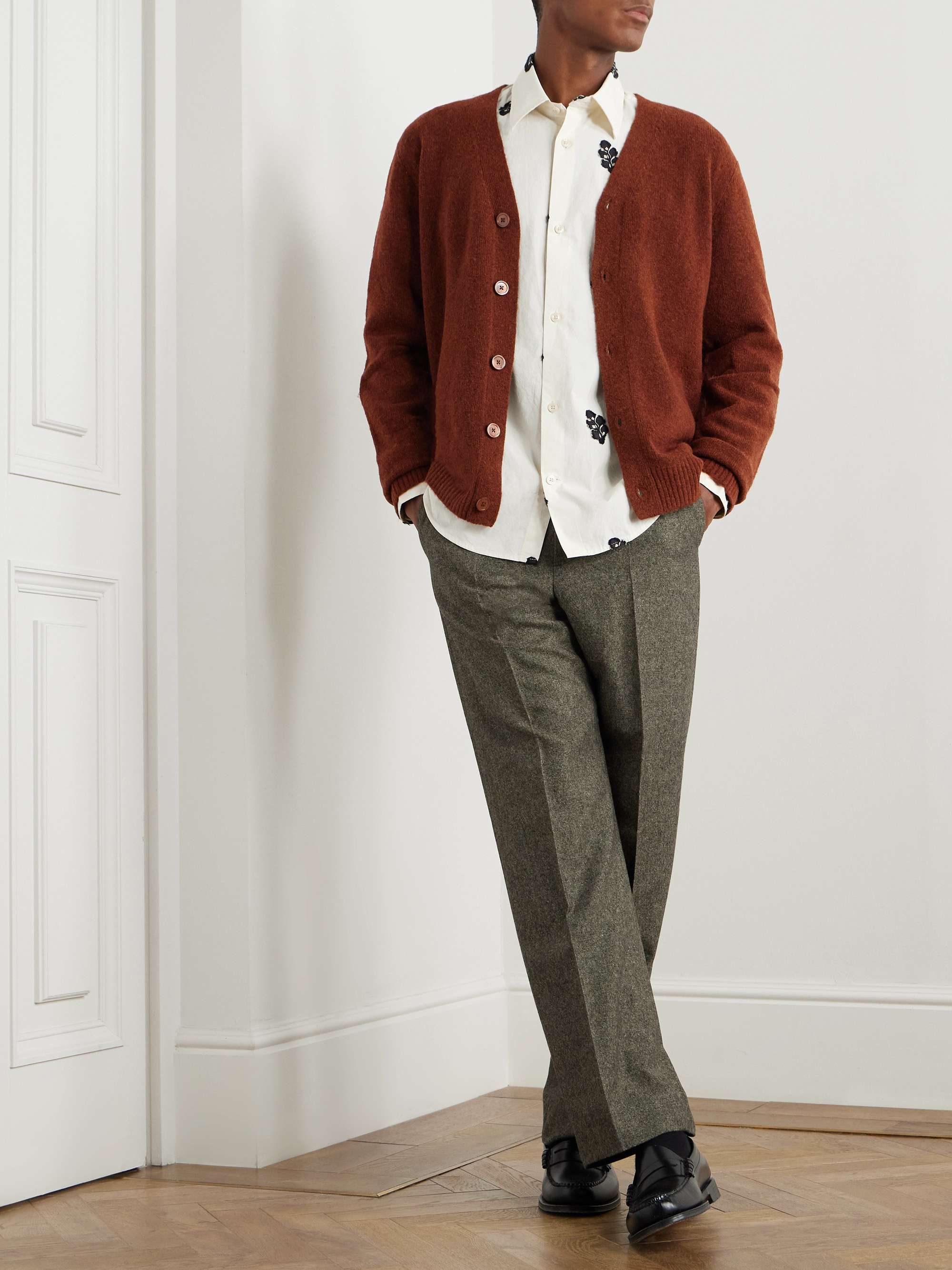 Freddy Appliquéd Organic Cotton-Poplin Shirt view