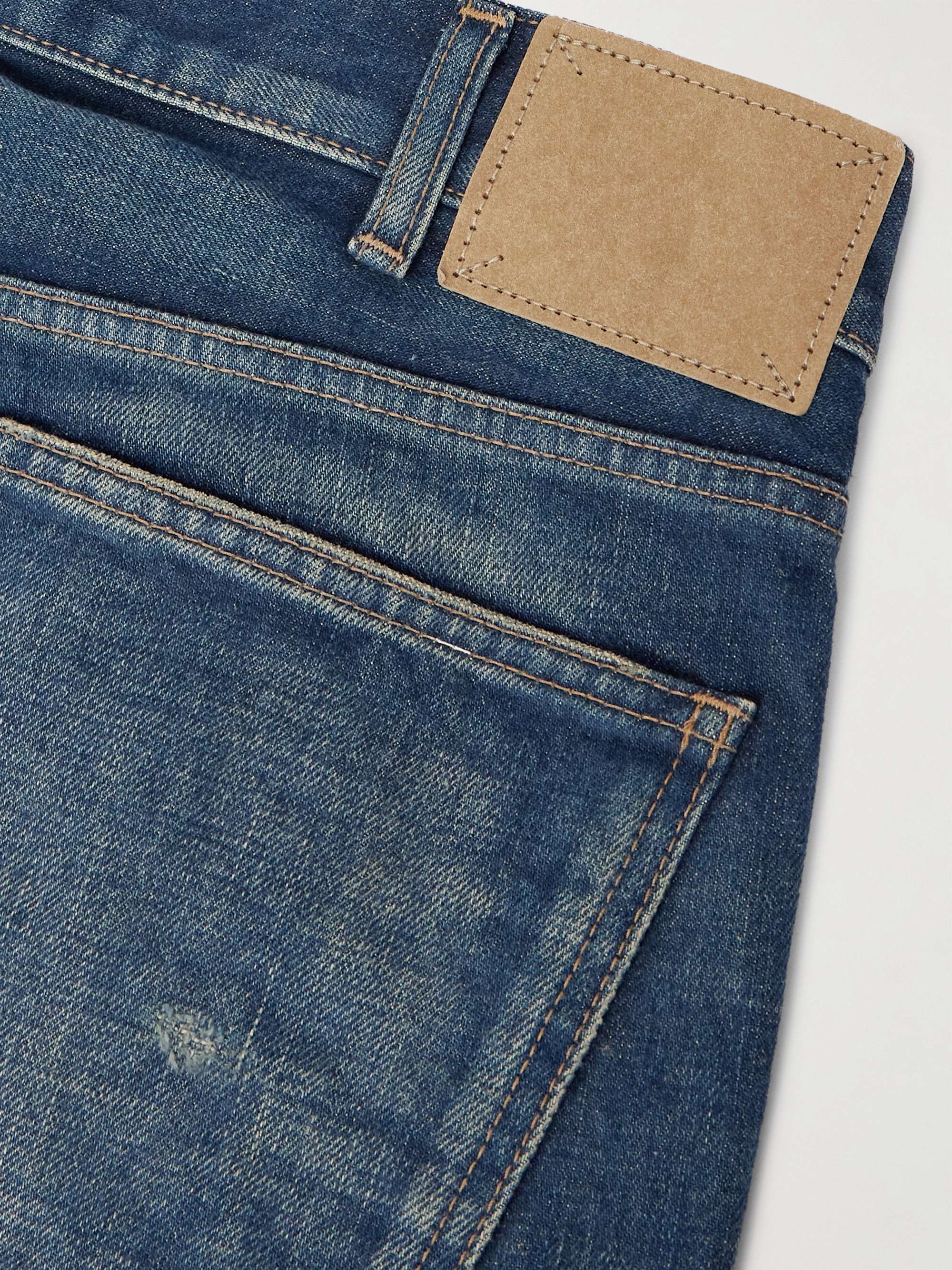Kurt Straight-Leg Distressed Jeans view