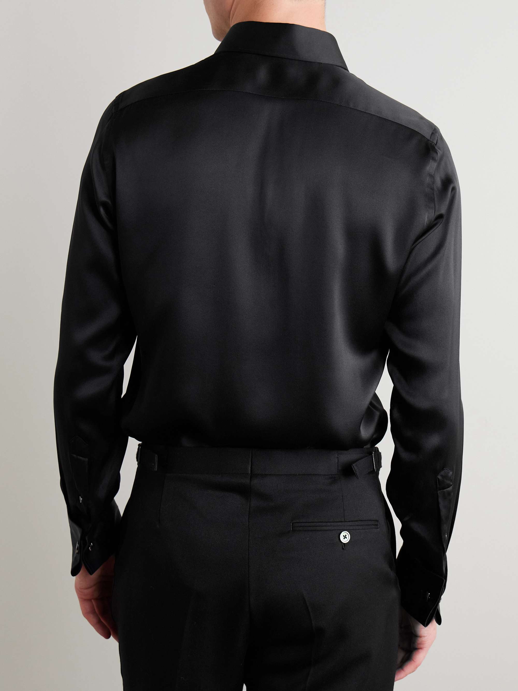 Silk-Satin Shirt view