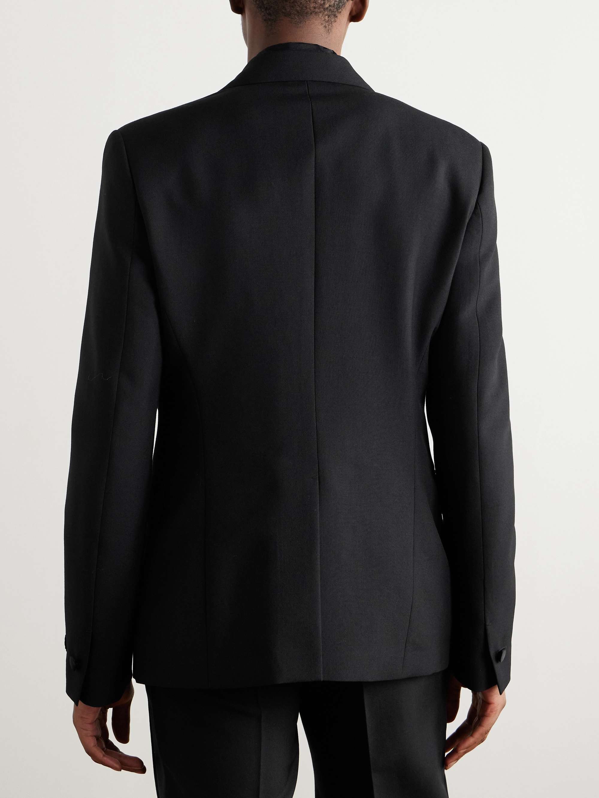 Slim-Fit Embellished Satin-Trimmed Wool and Mohair-Blend Tuxedo Jacket view