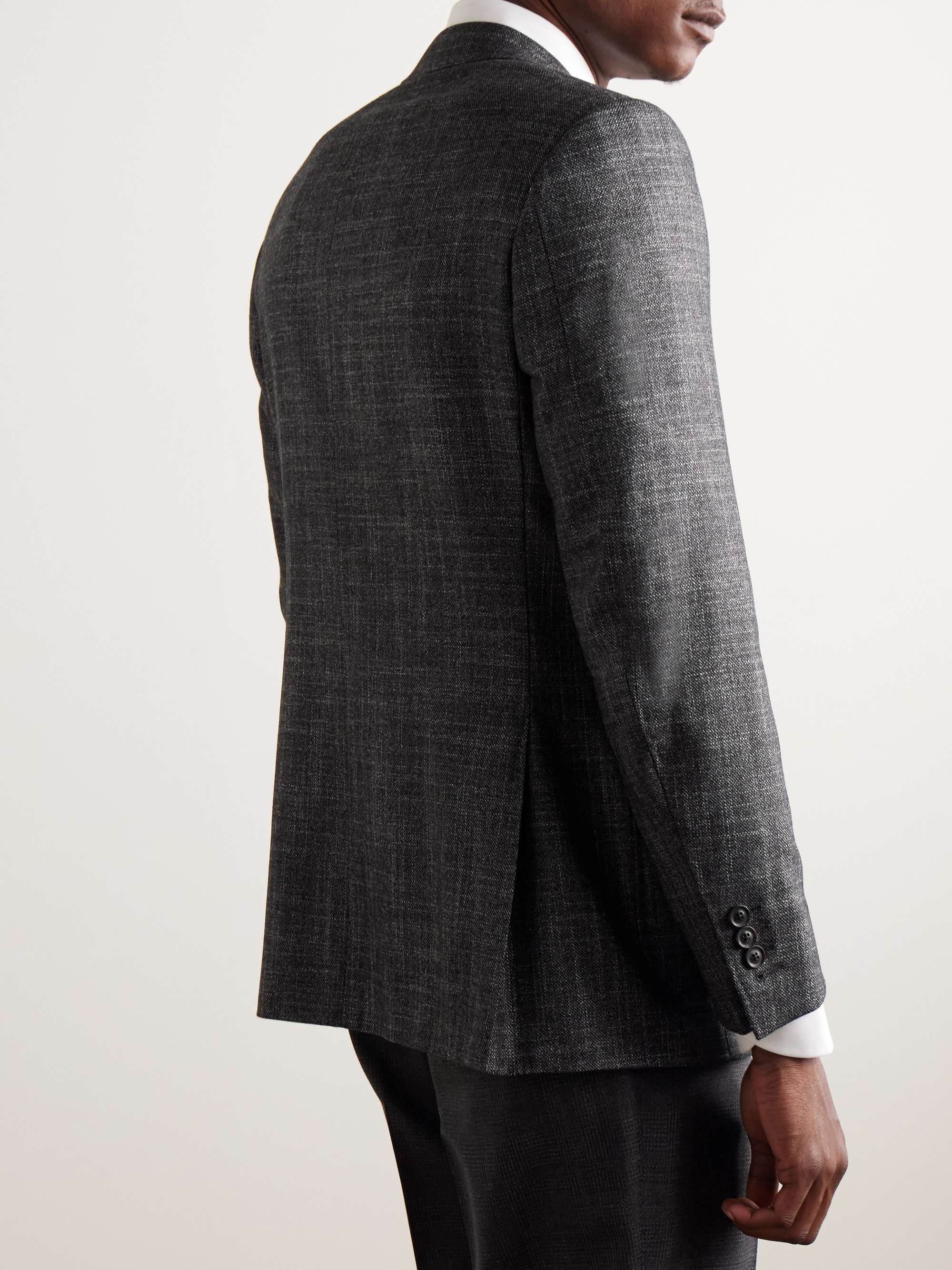 Wool, Silk and Cashmere-Blend Blazer view