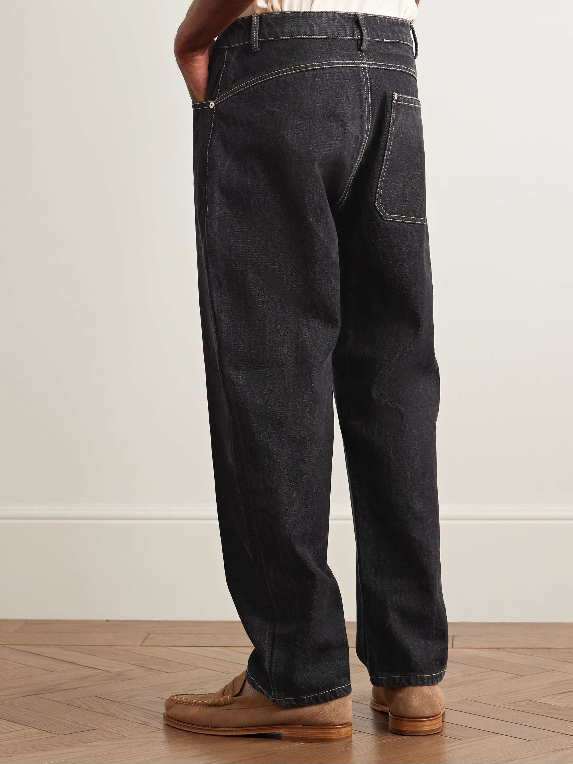 Barrel-Leg Jeans view