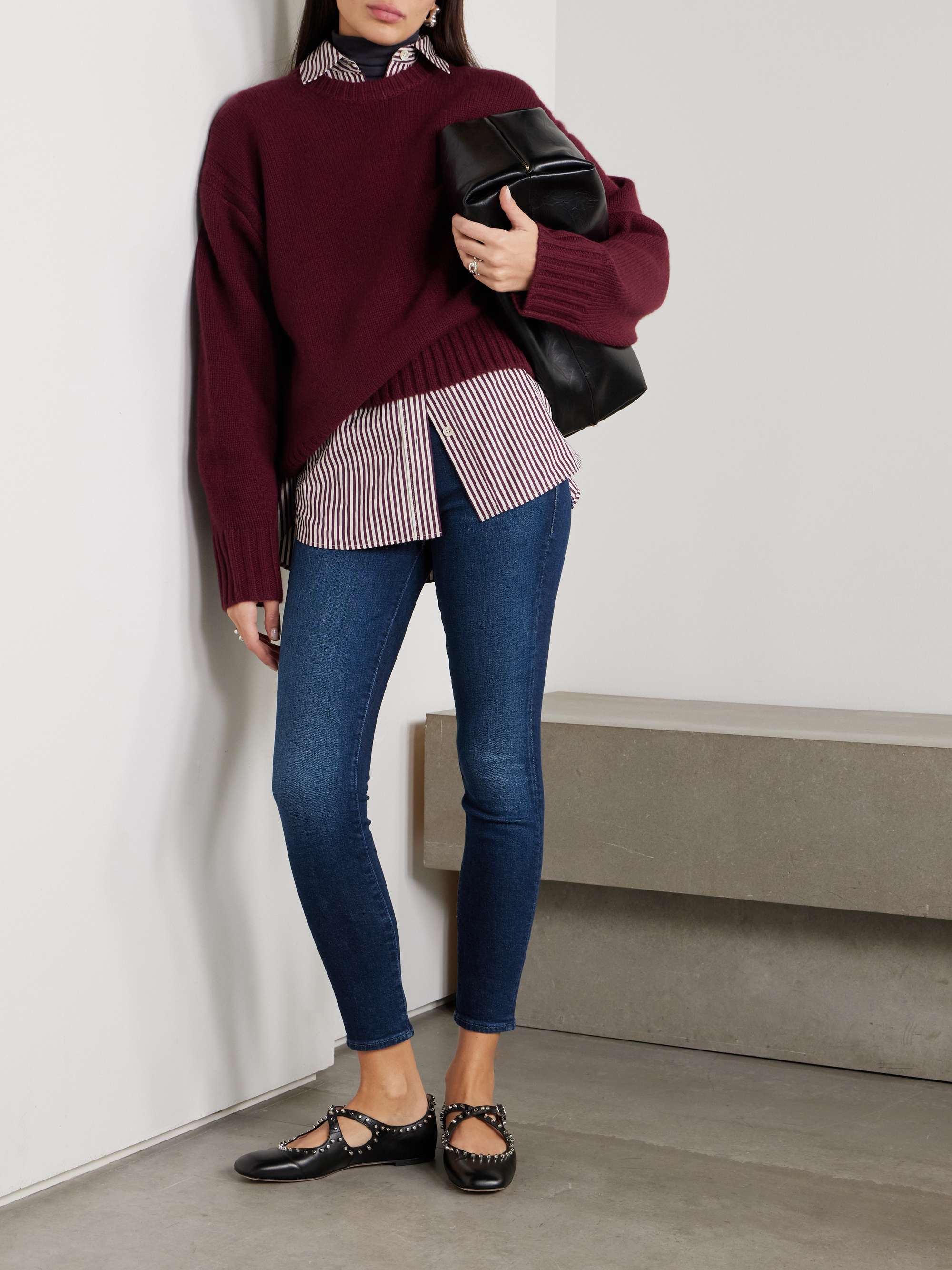 Looker high-rise skinny jeans view
