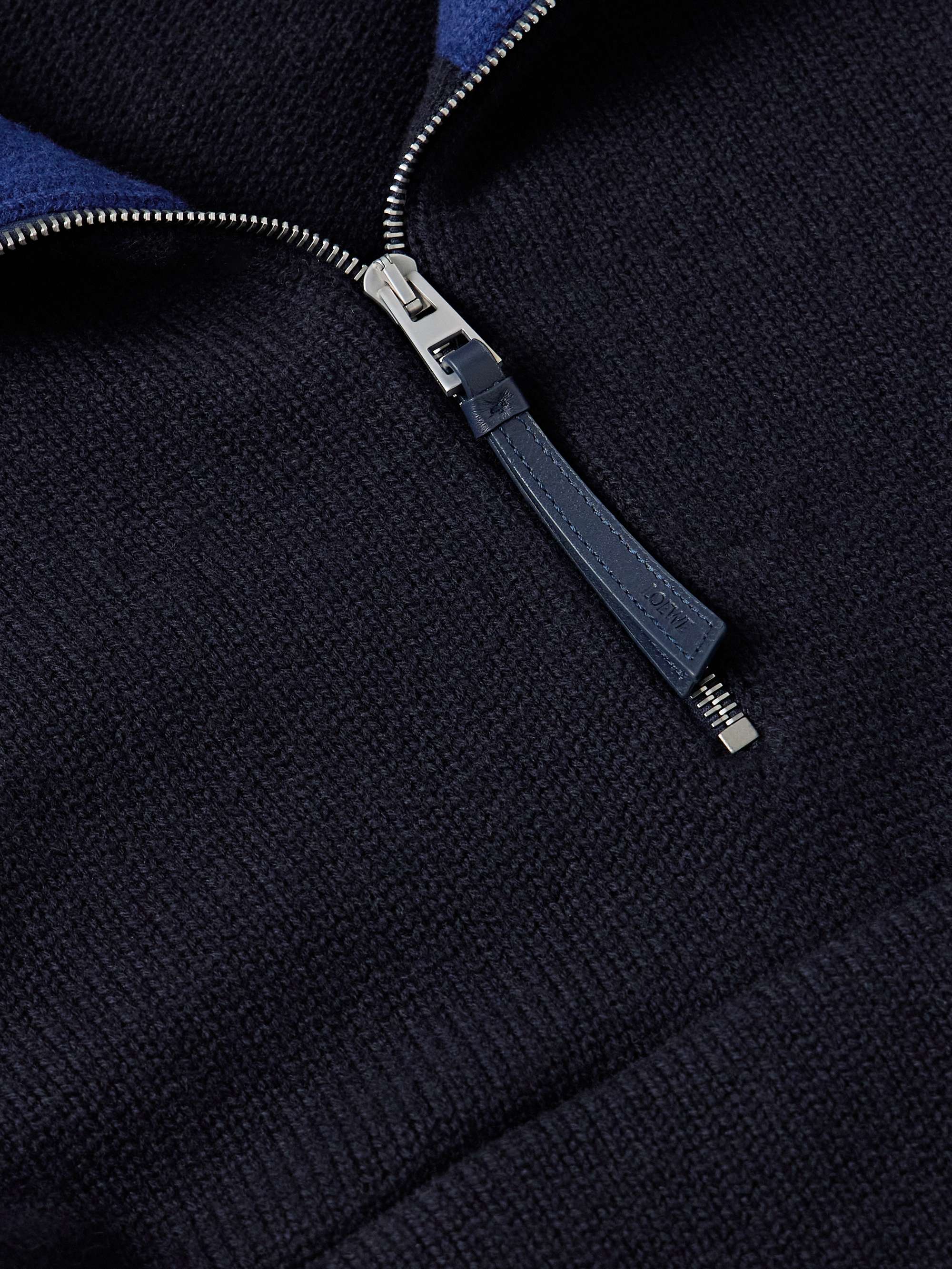Wool Half-Zip Sweater view