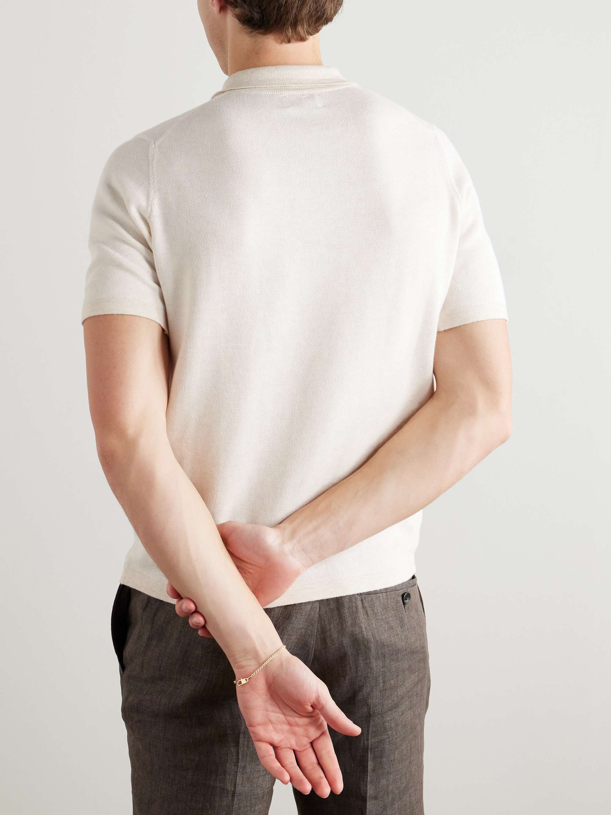 Birdseye Cotton Polo Shirt view