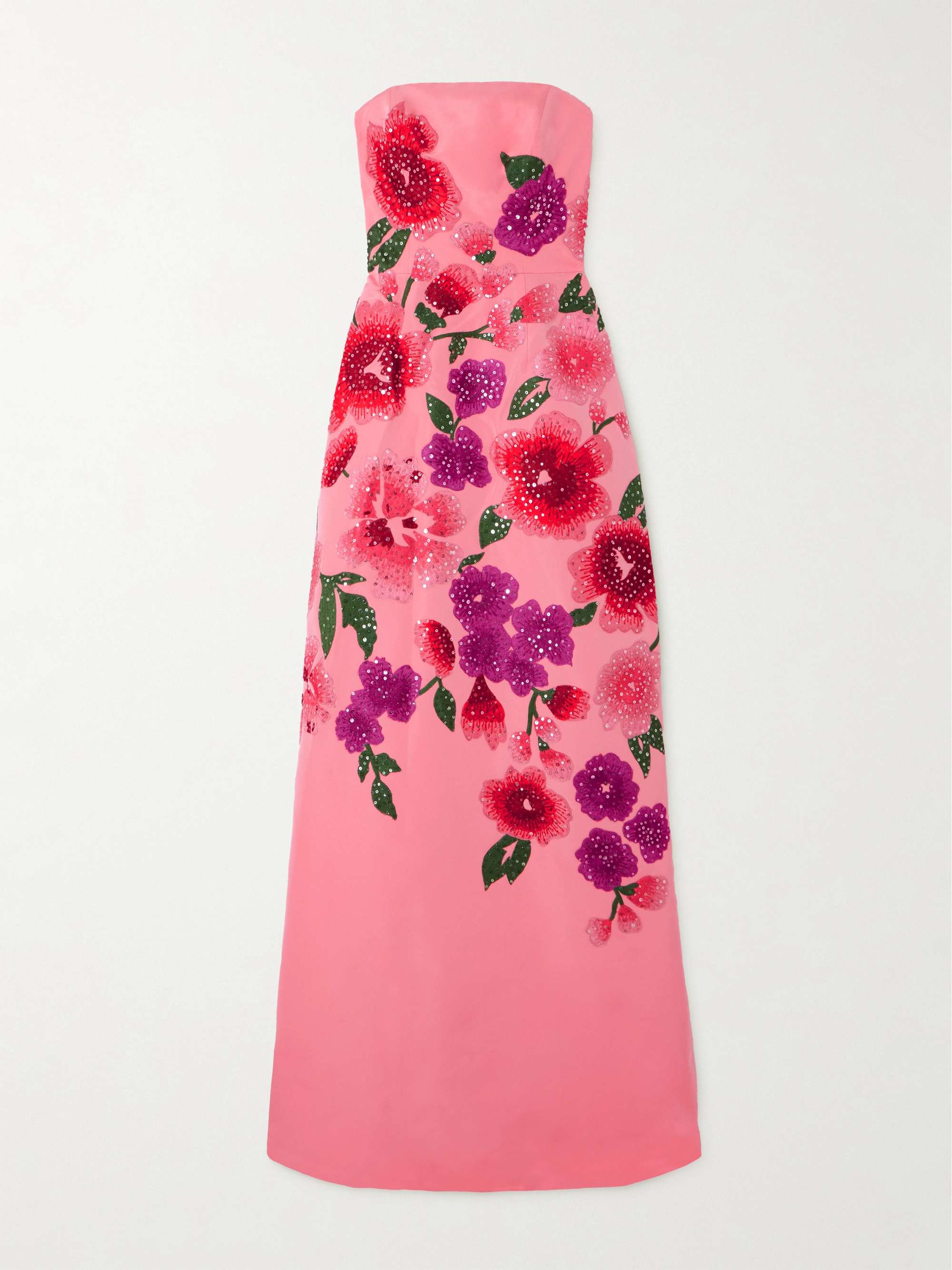 Strapless embellished silk-taffeta gown hero visual