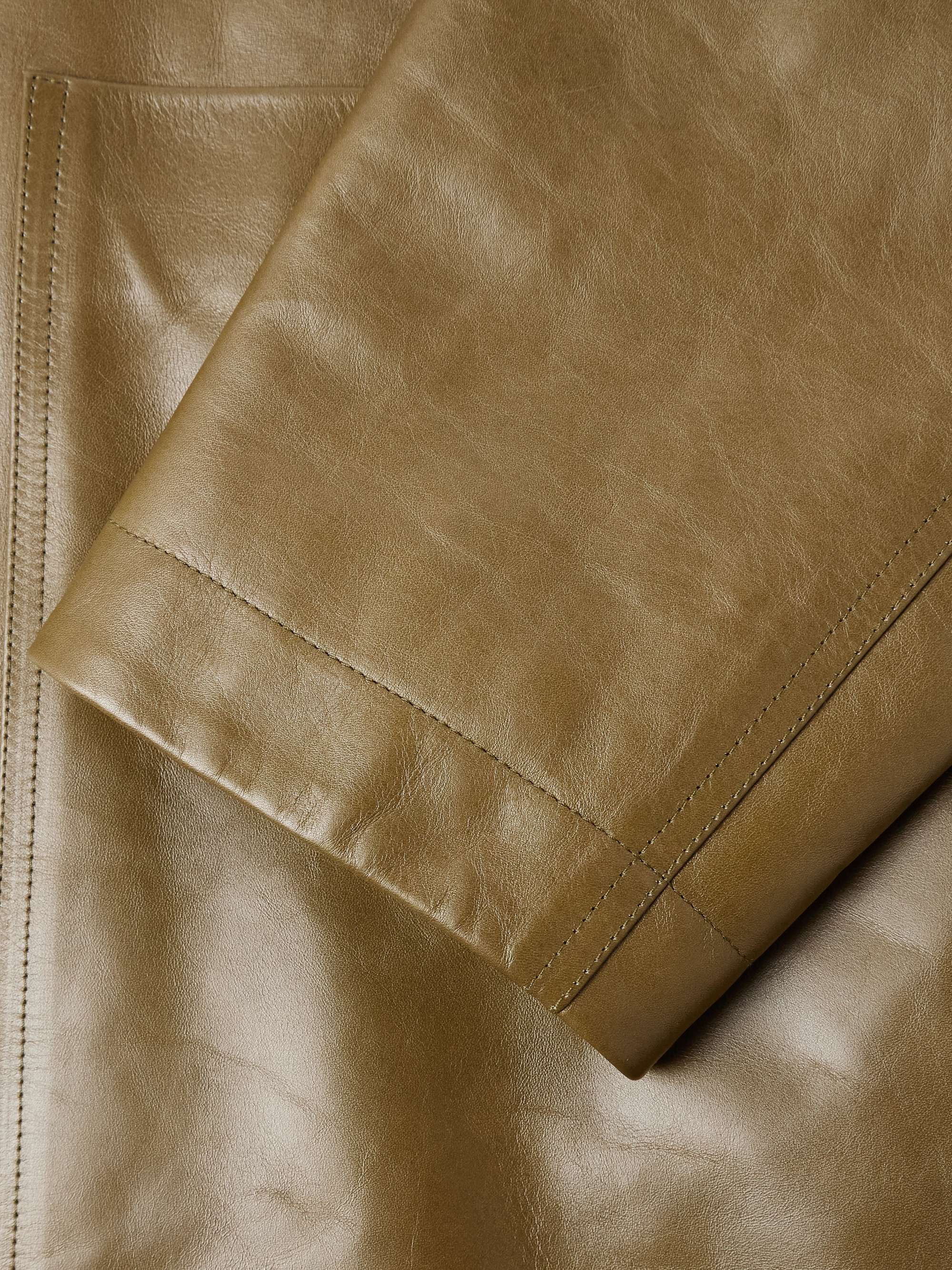 Oversized Leather Jacket view